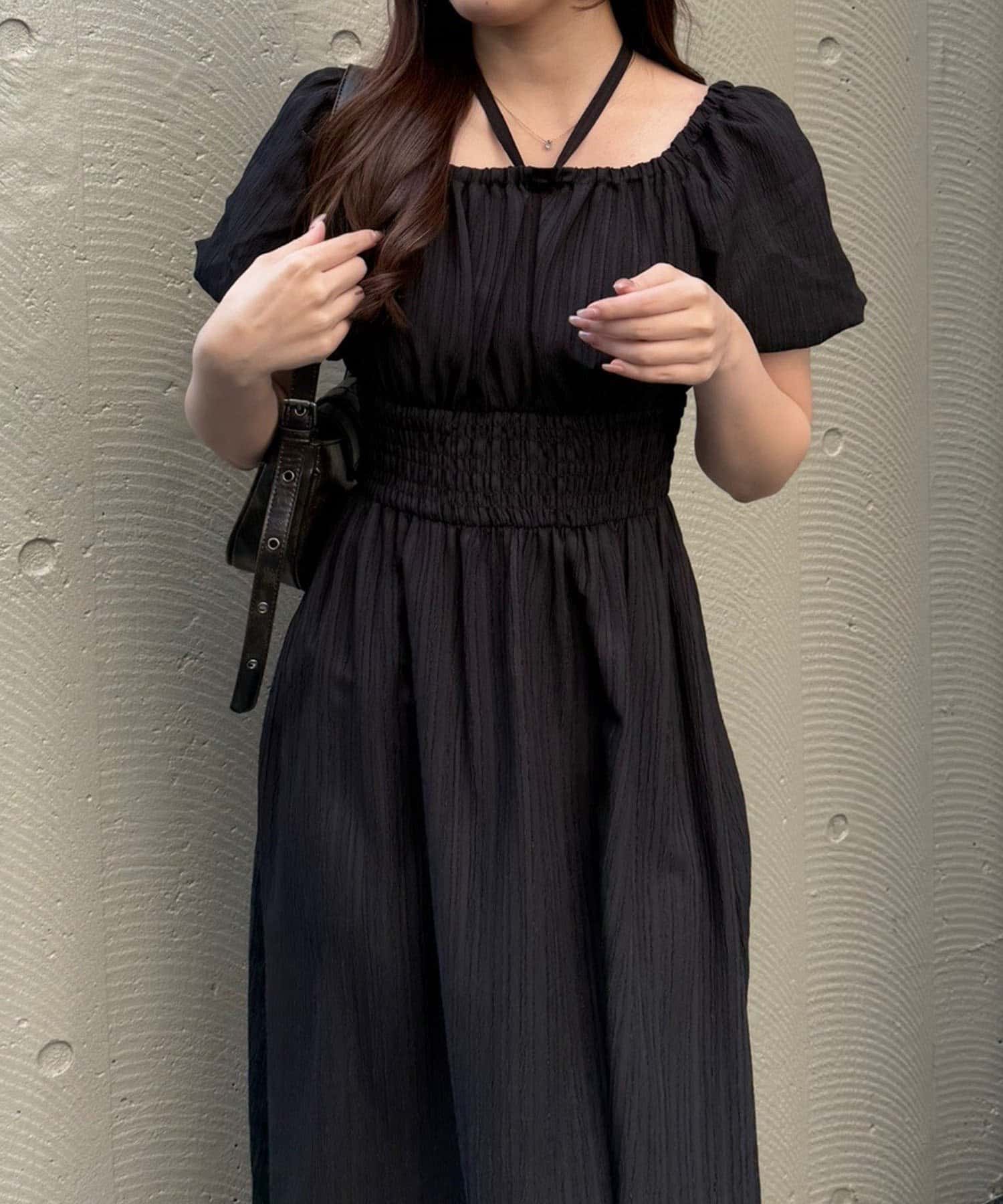 NICE CLAUP / OLIVE des OLIVE OUTLET(ナイスクラップ  / オリーブ デ オリーブ アウトレット) 【continuer】2WAYバルーン袖ワンピース