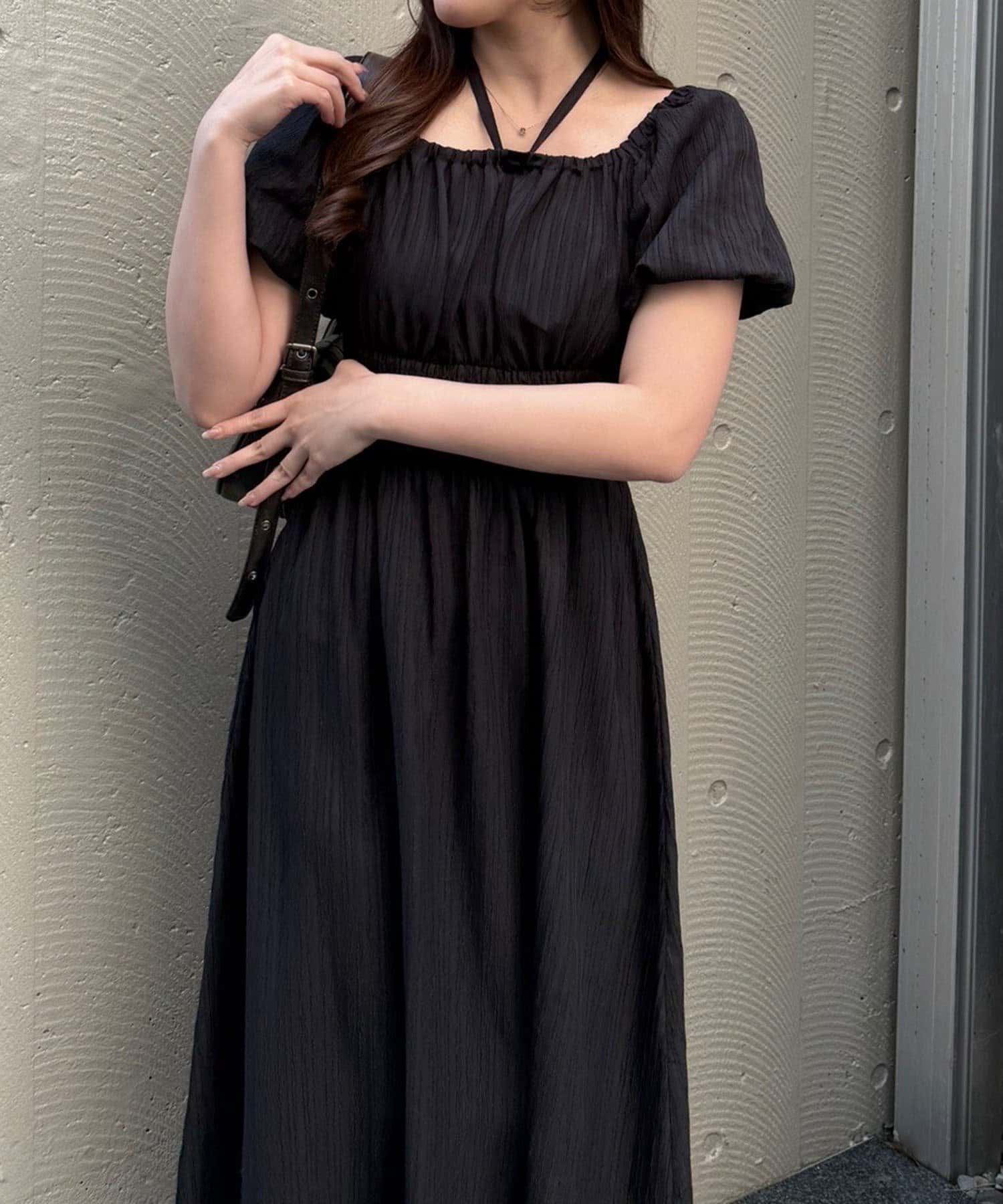 NICE CLAUP / OLIVE des OLIVE OUTLET(ナイスクラップ  / オリーブ デ オリーブ アウトレット) 【continuer】2WAYバルーン袖ワンピース