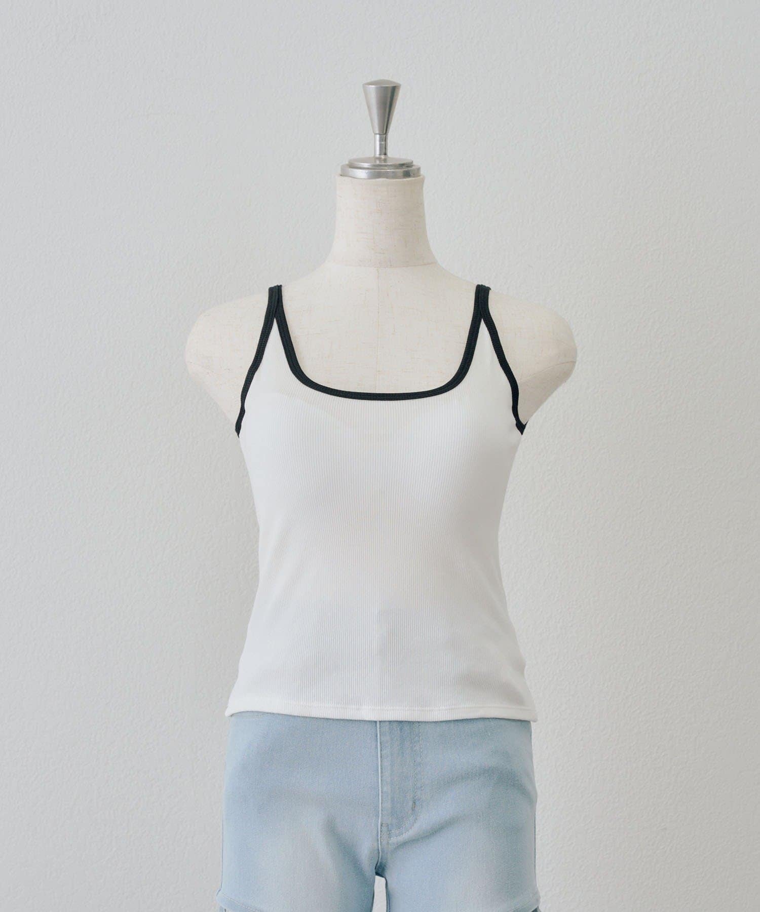 Remind me and forever(リマインドミーアンドフォーエバー) 【カップ付き】配色ブラトップ