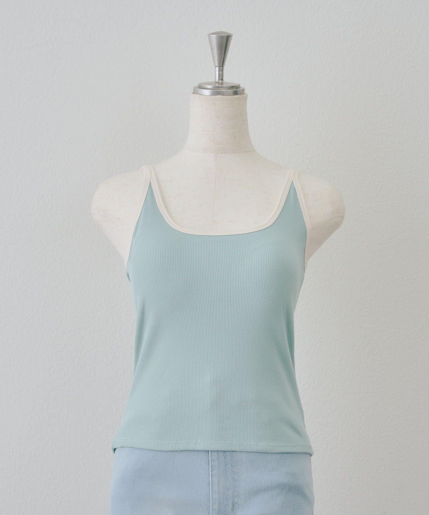 Remind me and forever(リマインドミーアンドフォーエバー) 【カップ付き】配色ブラトップ