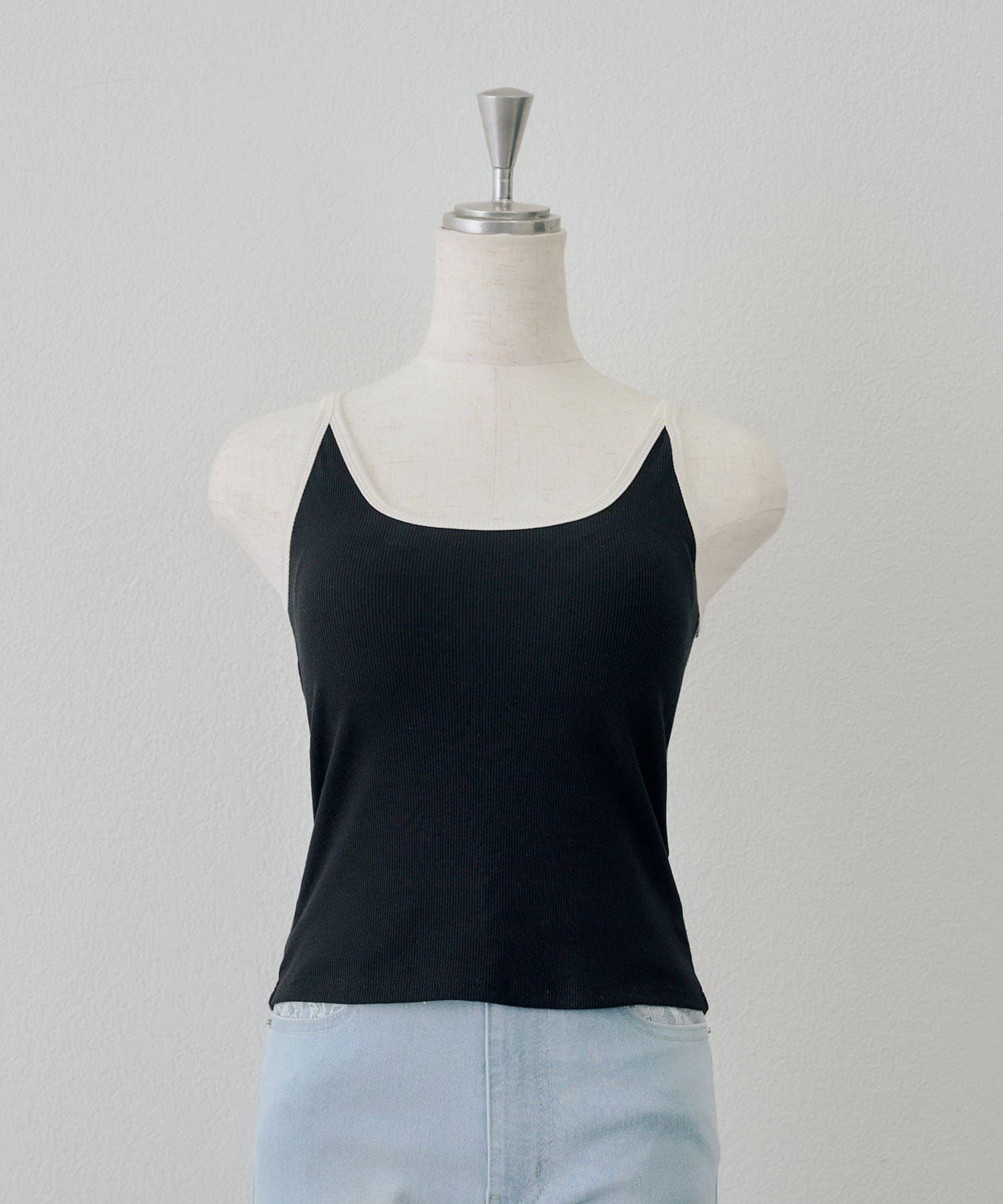 Remind me and forever(リマインドミーアンドフォーエバー) 【カップ付き】配色ブラトップ