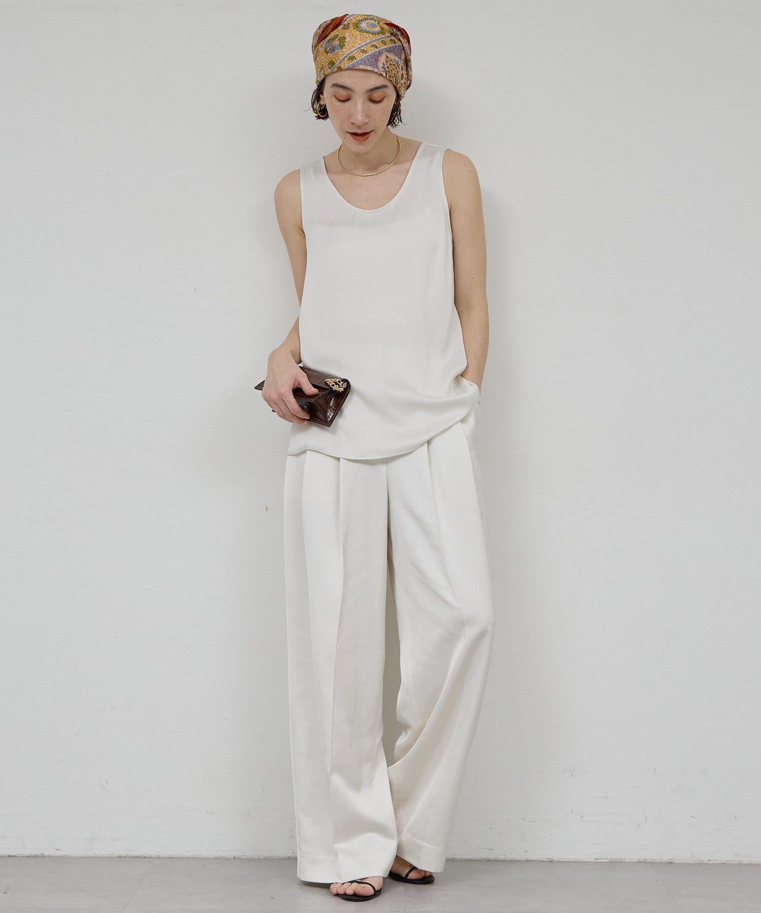 GALLARDAGALANTE(ガリャルダガランテ) エアリーサテンタンク