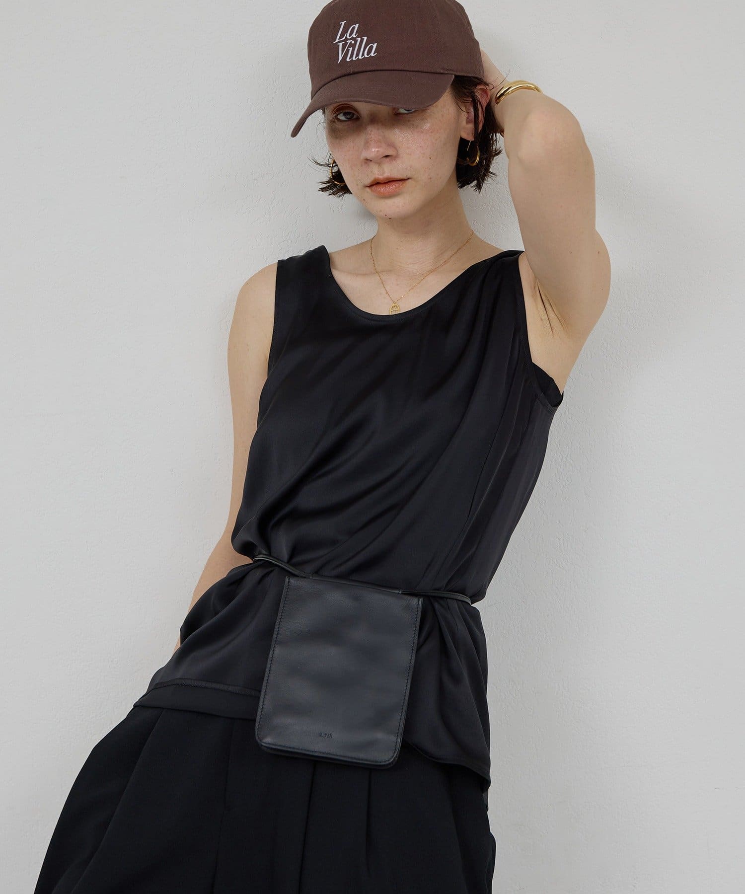 GALLARDAGALANTE(ガリャルダガランテ) エアリーサテンタンク