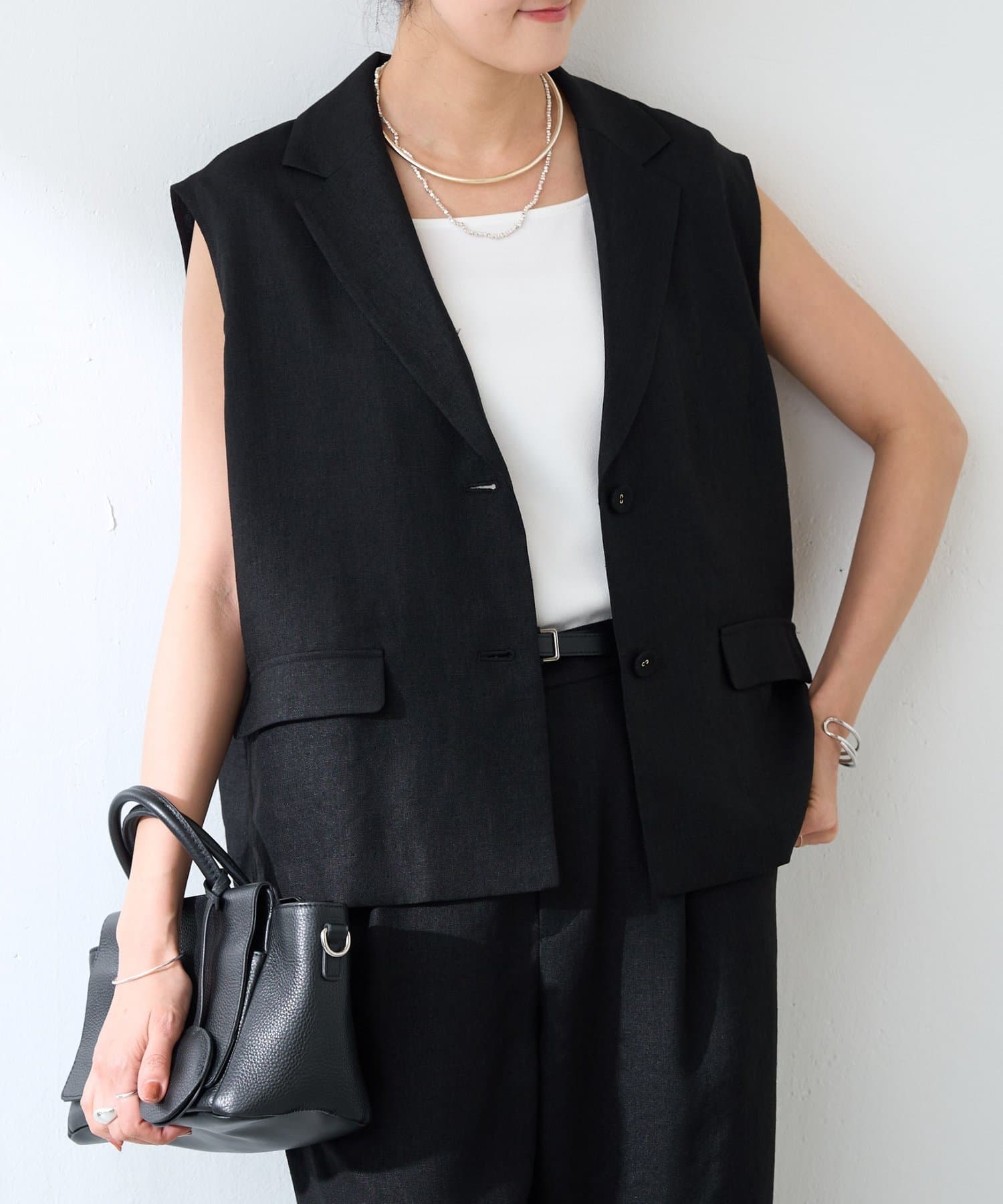 BEARDSLEY(ビアズリー) 《4/24(金)12:00予約開始》麻調合繊ベスト《LIVETART》