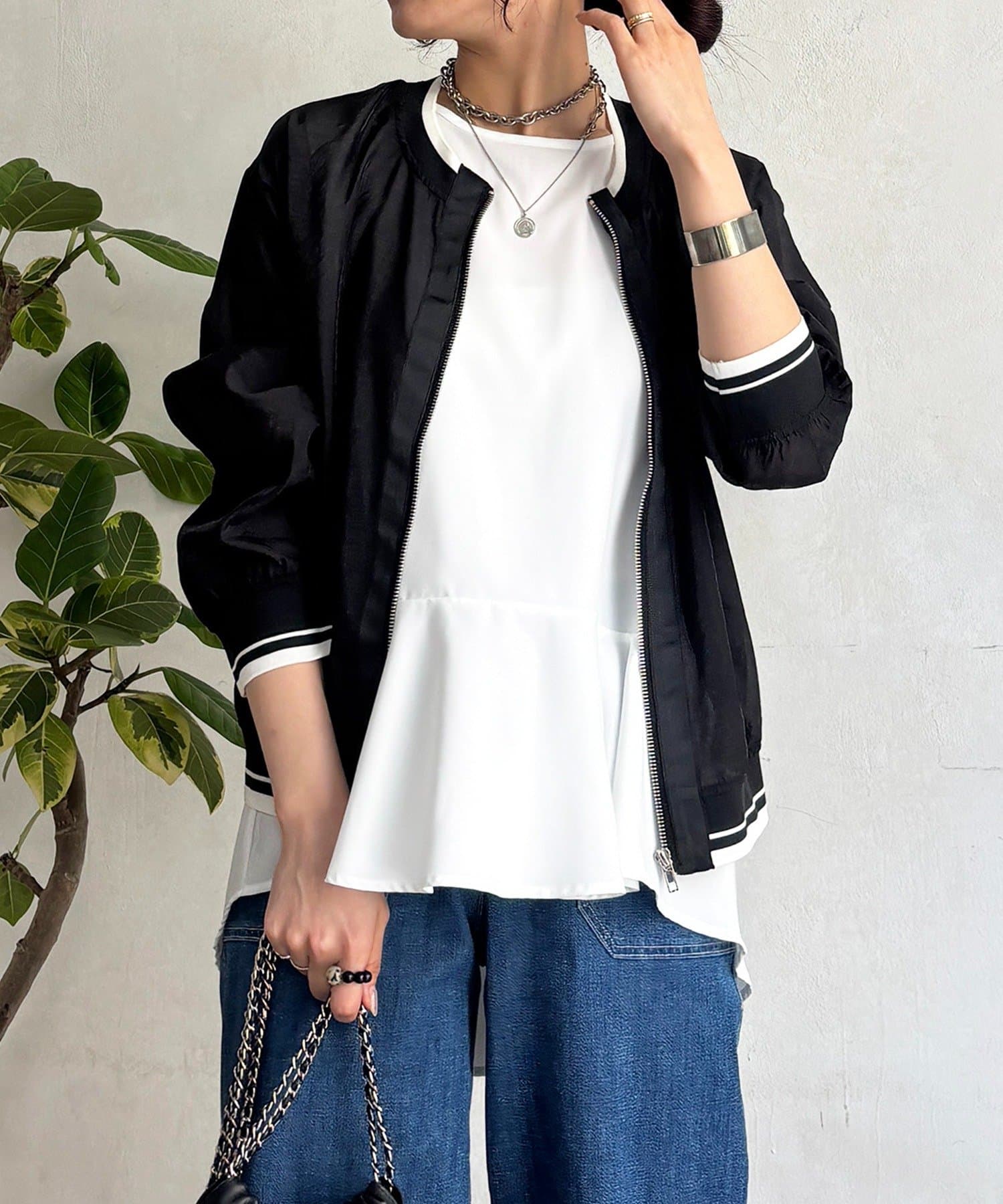 un dix cors(アンディコール) シアーブルゾン