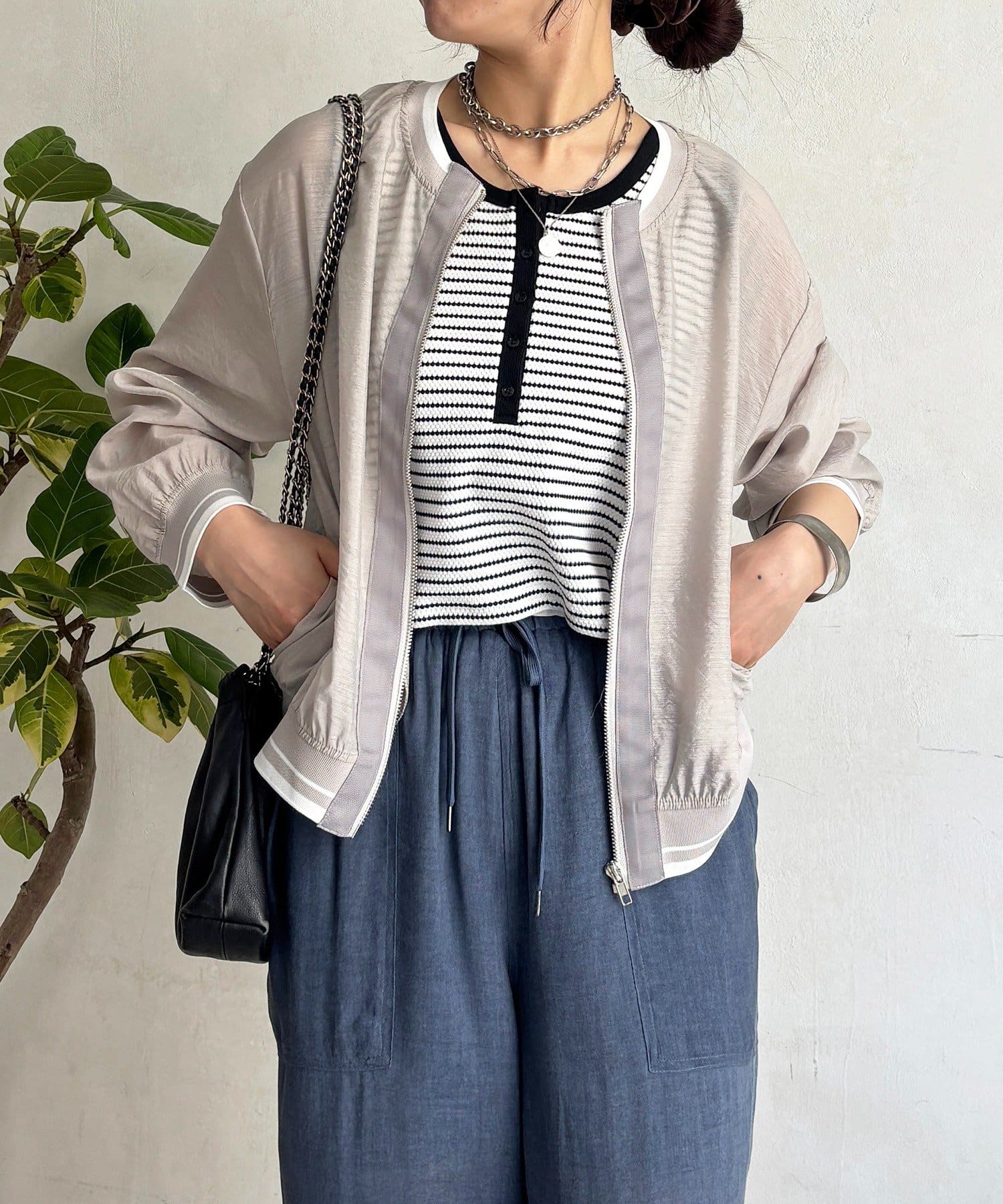 un dix cors(アンディコール) シアーブルゾン