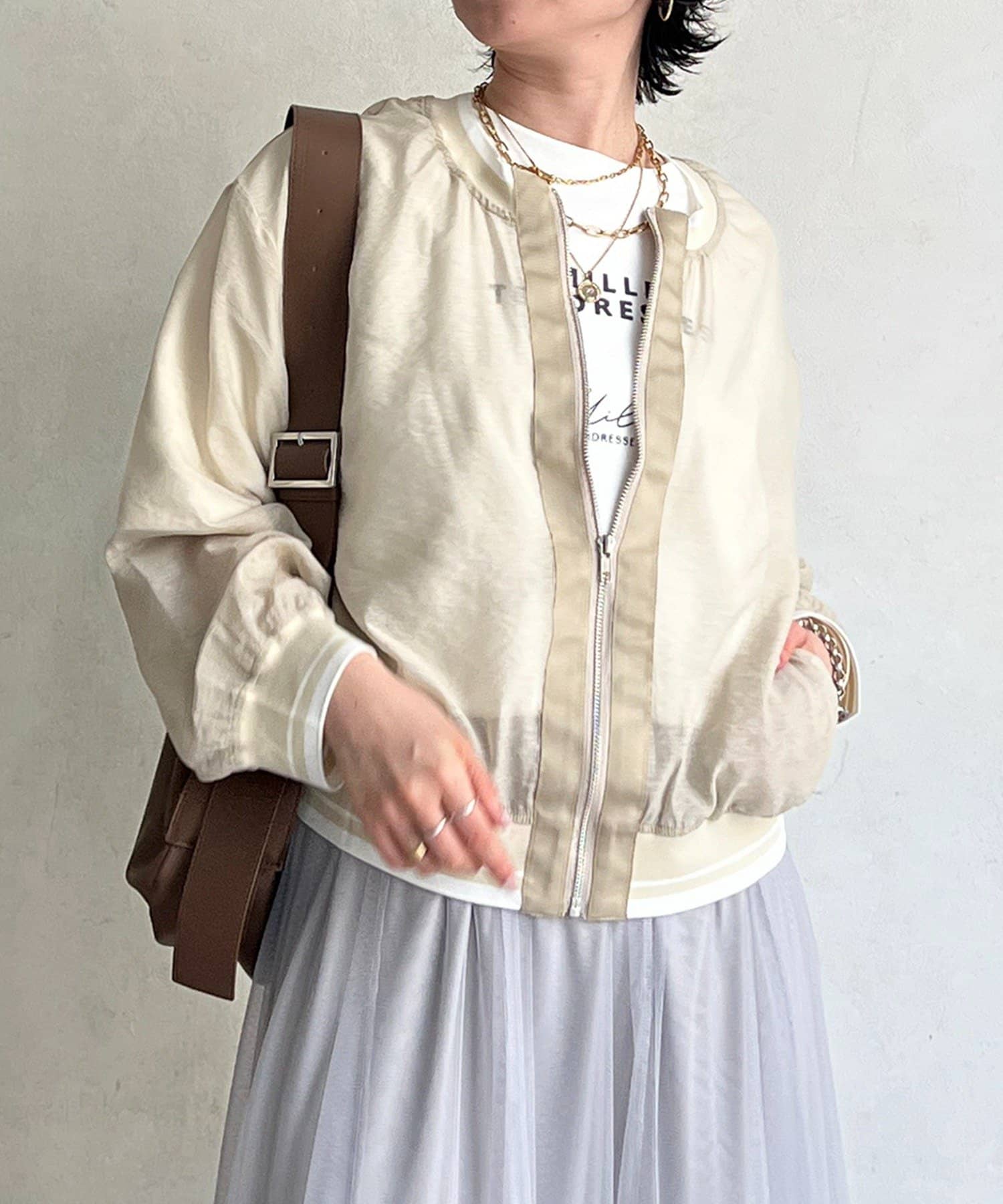 un dix cors(アンディコール) シアーブルゾン