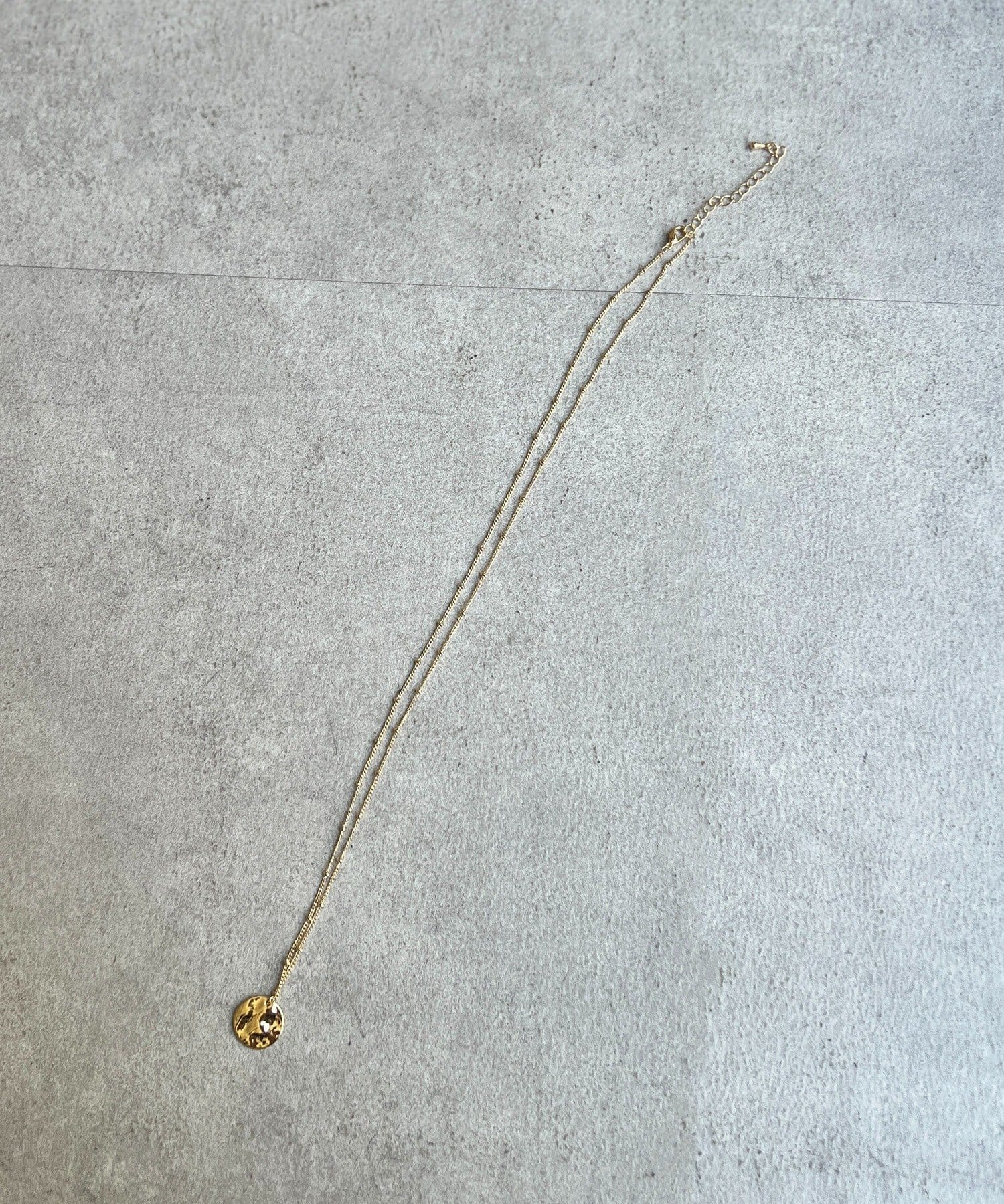 un dix cors(アンディコール) ワンポイントネックレス