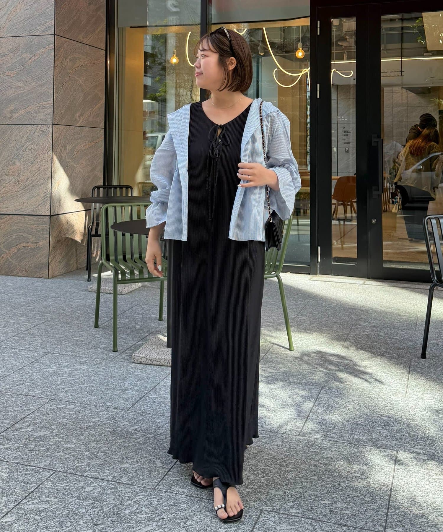 prose verse(プロズヴェール) 【SAPON】前後2wayカットプリーツワンピース