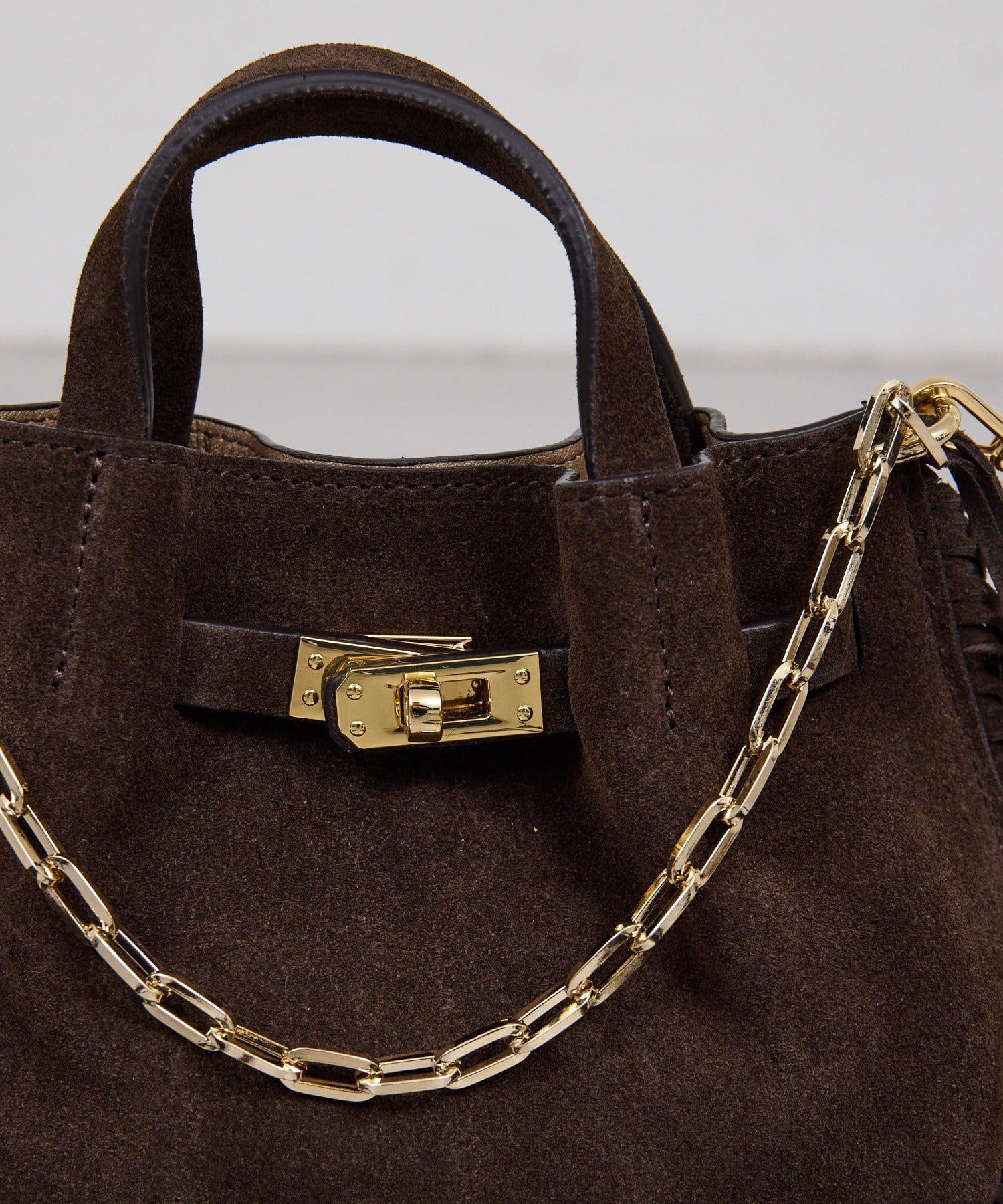 GALLARDAGALANTE(ガリャルダガランテ) 【2.718】フリンジチェーンミニバッグ