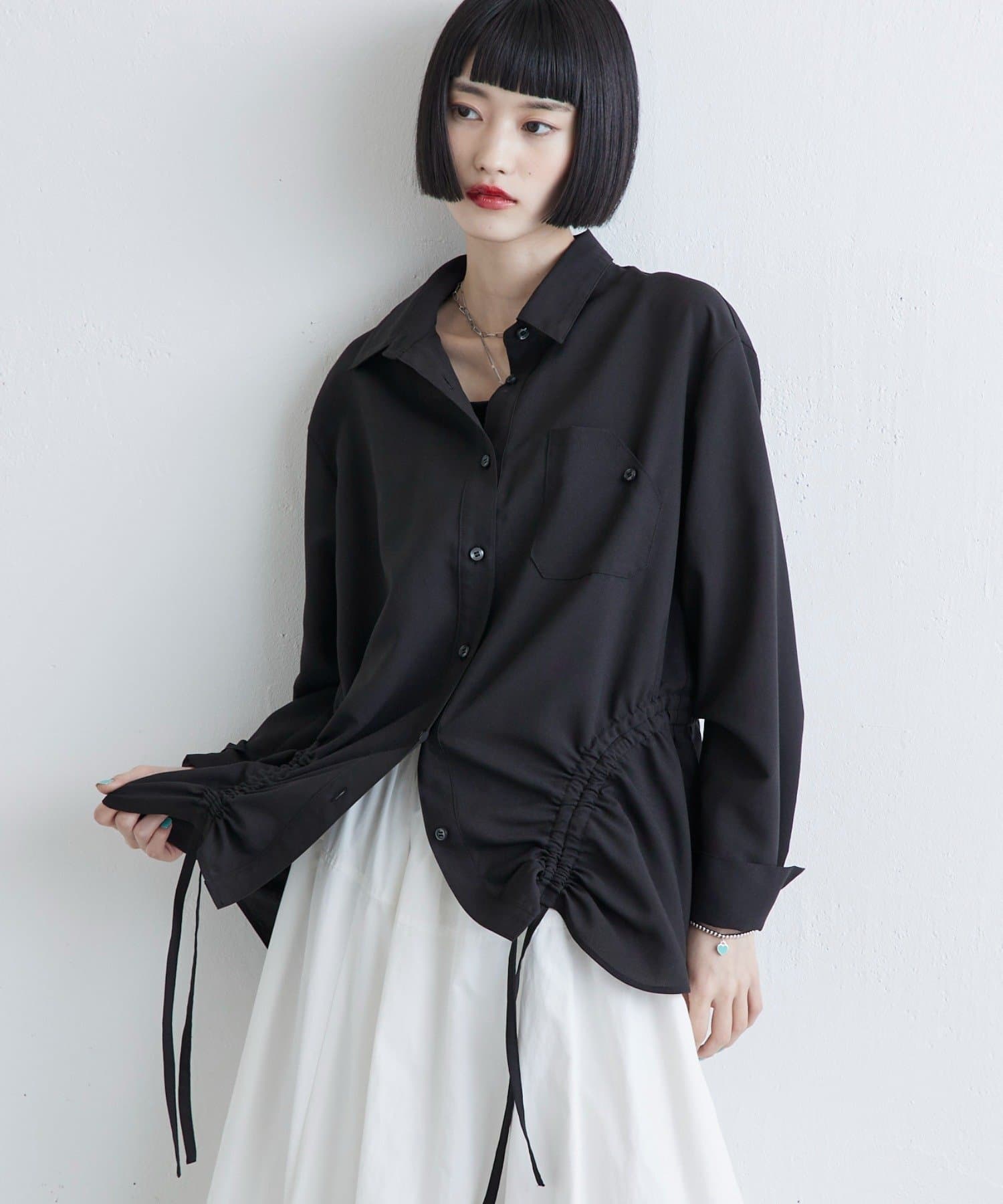 Lui's(ルイス) ドライタッチドロストデザインシャツ