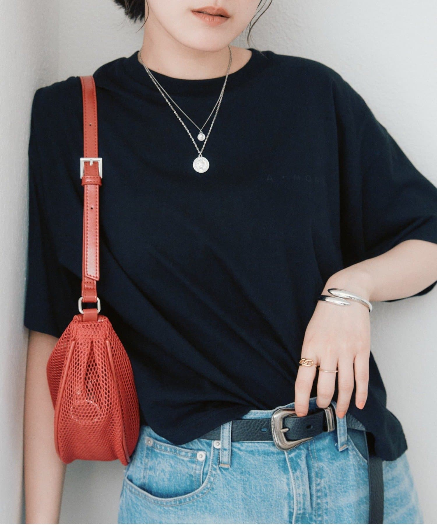 RIVE DROITE(リヴドロワ) 予約【A・MONN(アモン)】ボックスロゴTee