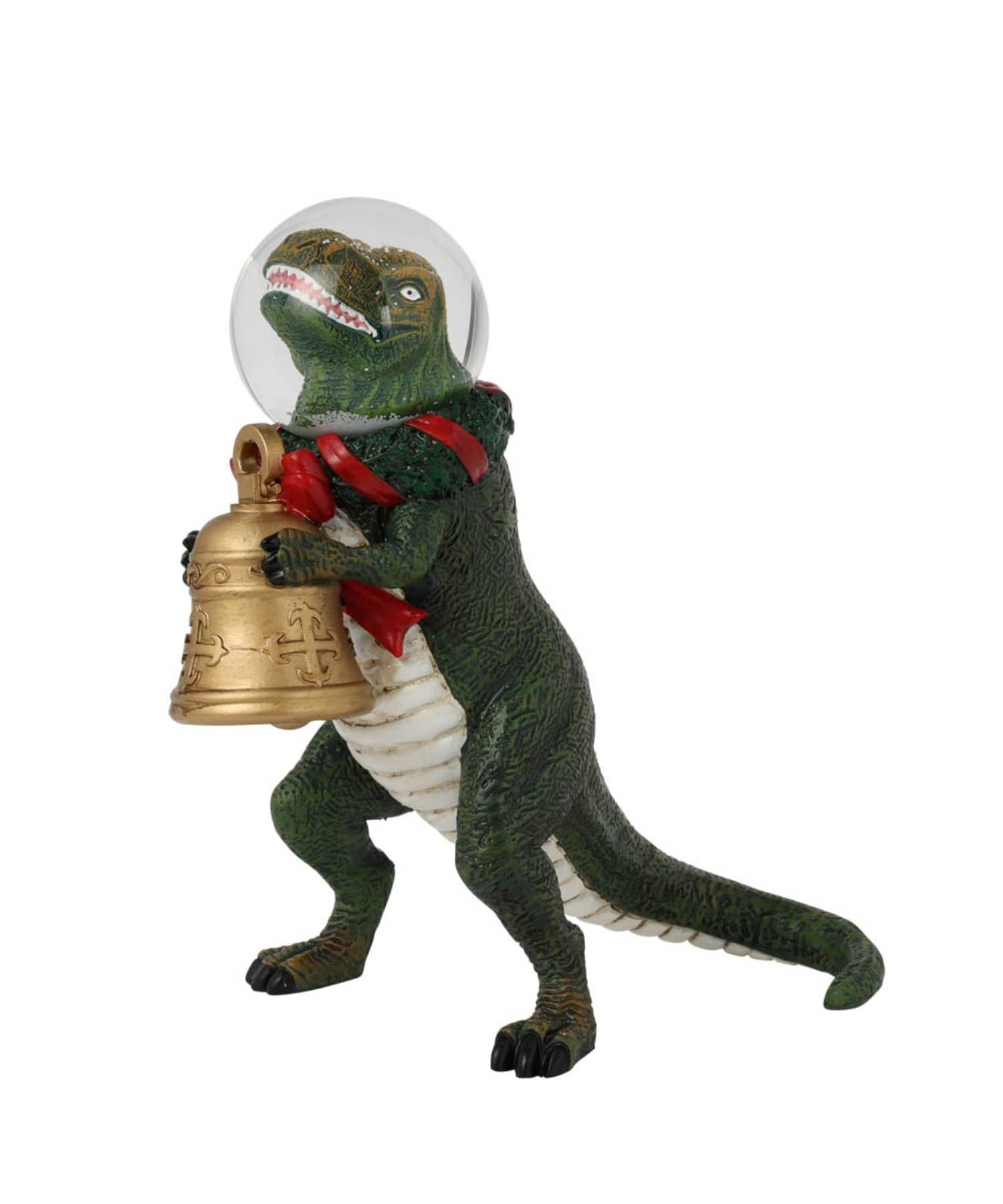 BIRTHDAY BAR(バースデイバー) GLOBE DINOSAUR HOLD ON BELL 恐竜のスノードーム