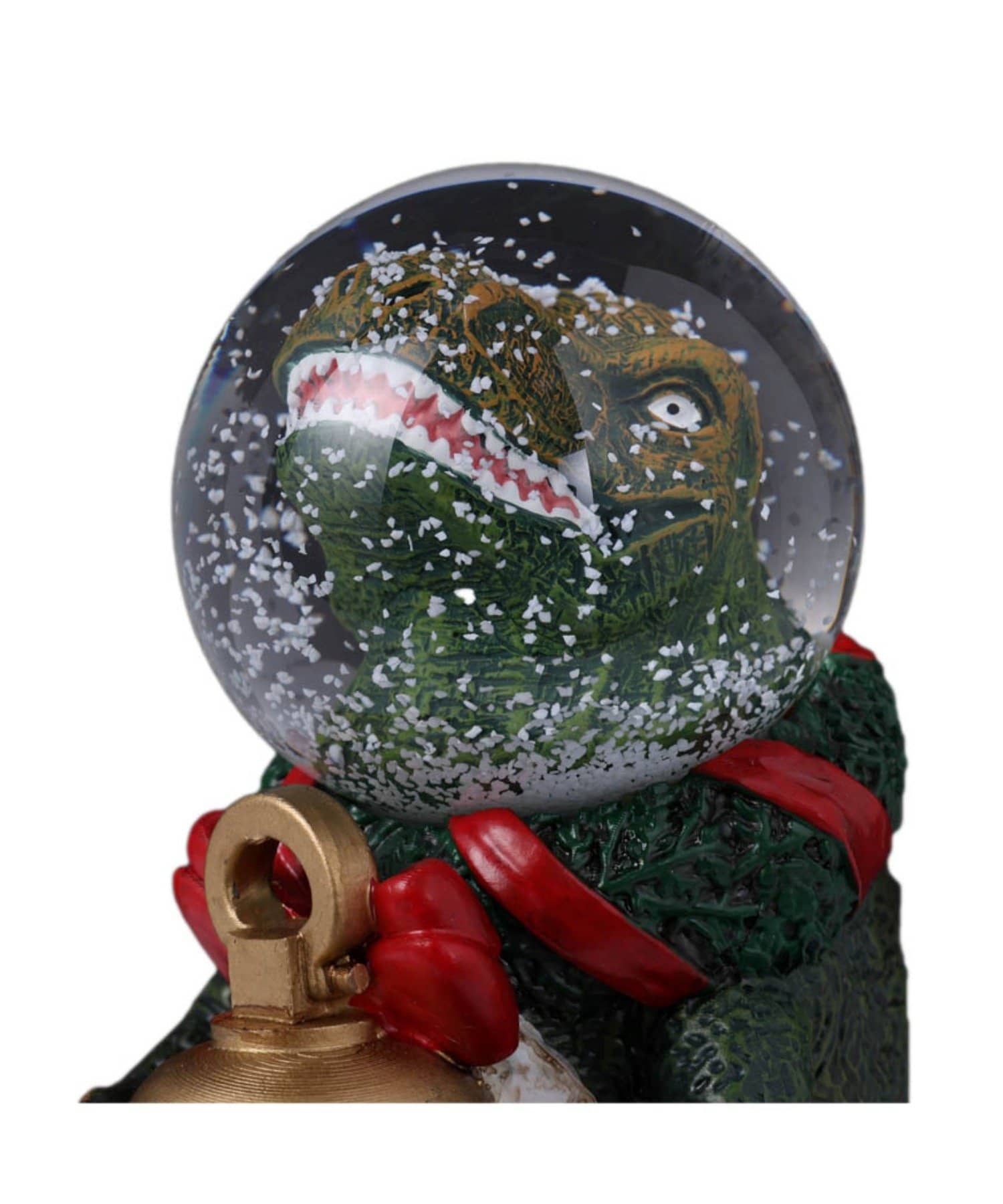 BIRTHDAY BAR(バースデイバー) GLOBE DINOSAUR HOLD ON BELL 恐竜のスノードーム