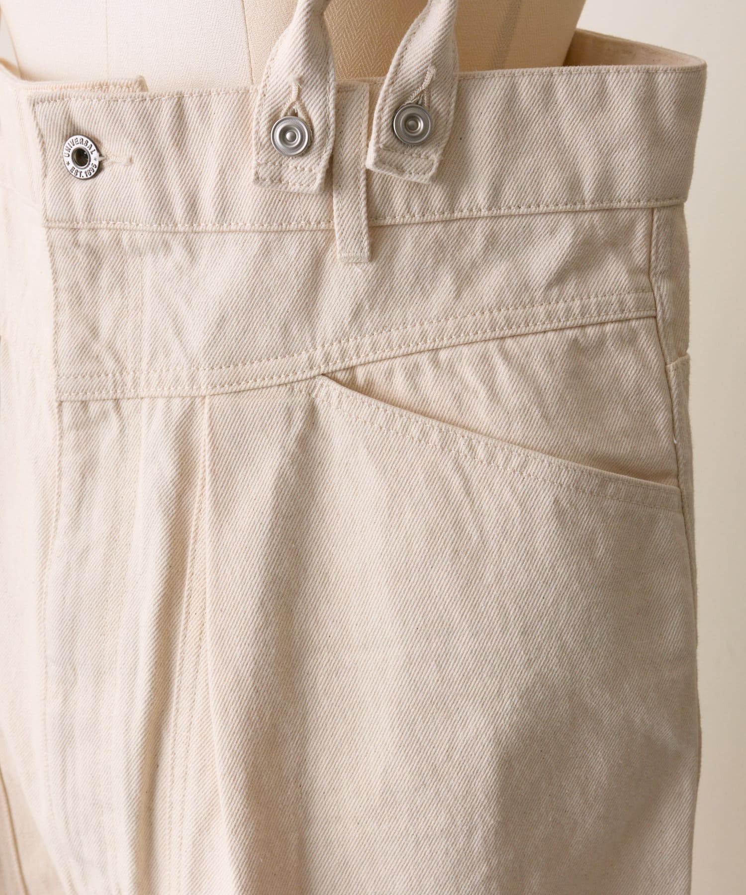 OUTLET(アウトレット) 【ear PAPILLONNER】デニムサロペットパンツ