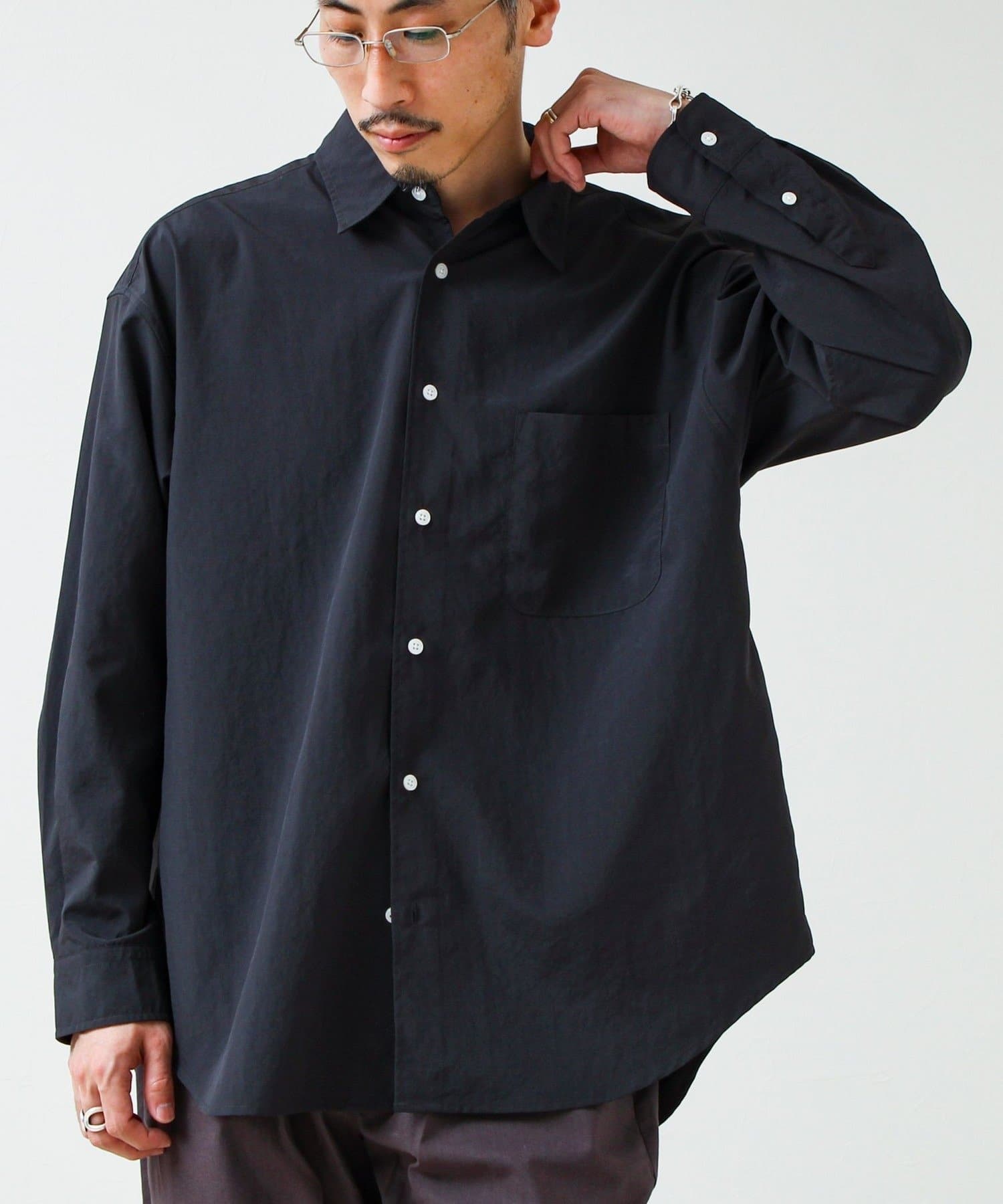 FREDY & GLOSTER(フレディ アンド グロスター) 【ニューベーシック】ワッシャーポプリンシャツ ロングスリーブ