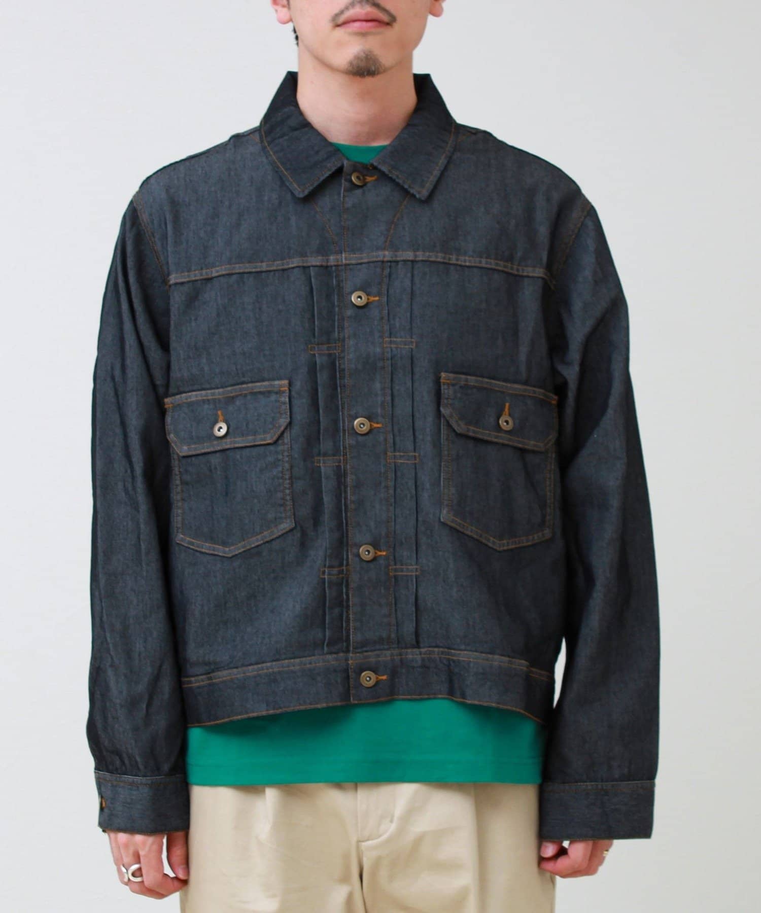 FREDY & GLOSTER(フレディ アンド グロスター) 【軽量ストレッチ】メッシュデニム3rdタイプジャケット