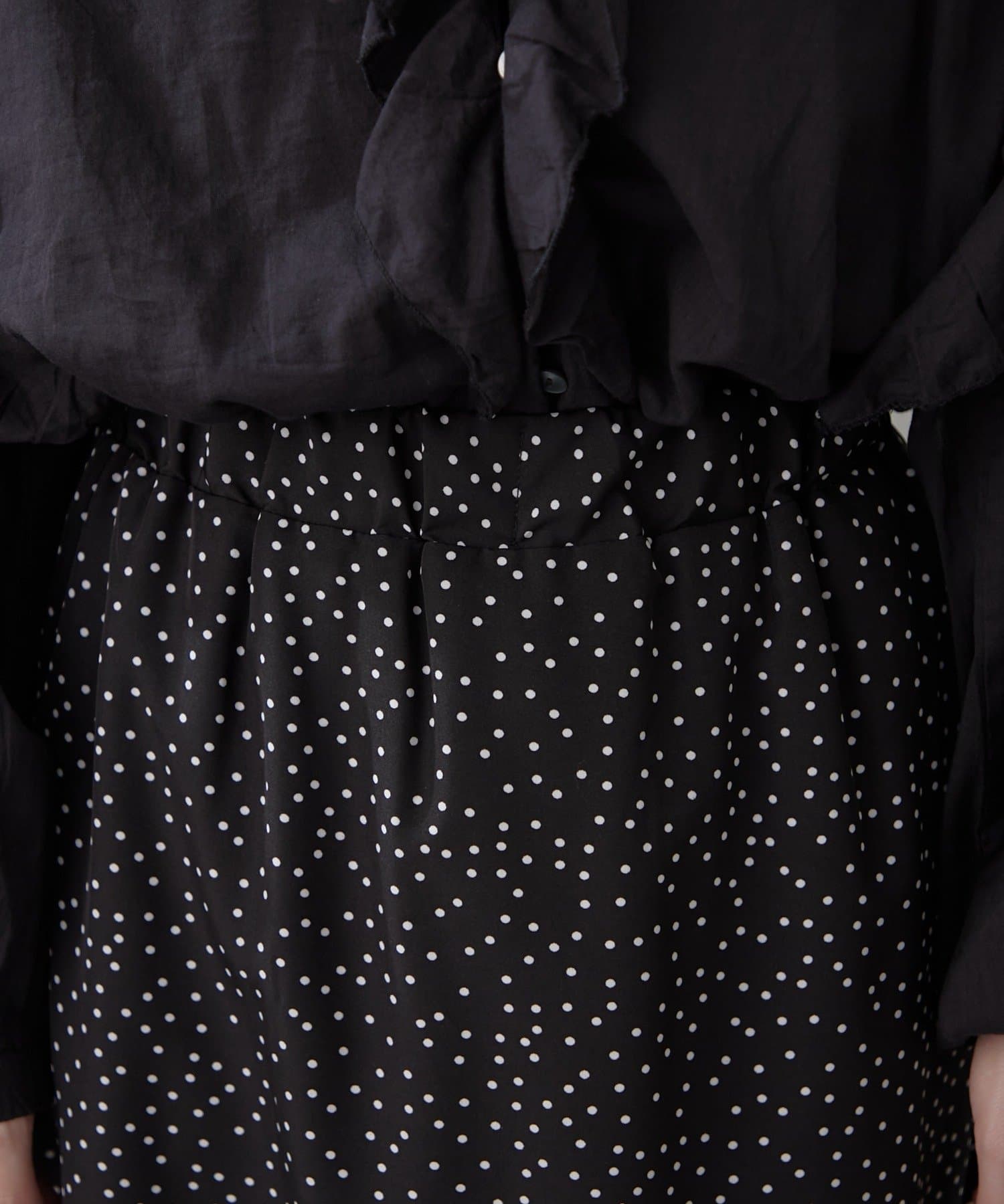 Remind me and forever(リマインドミーアンドフォーエバー) 《無地/ドット》サテンマーメイドスカート