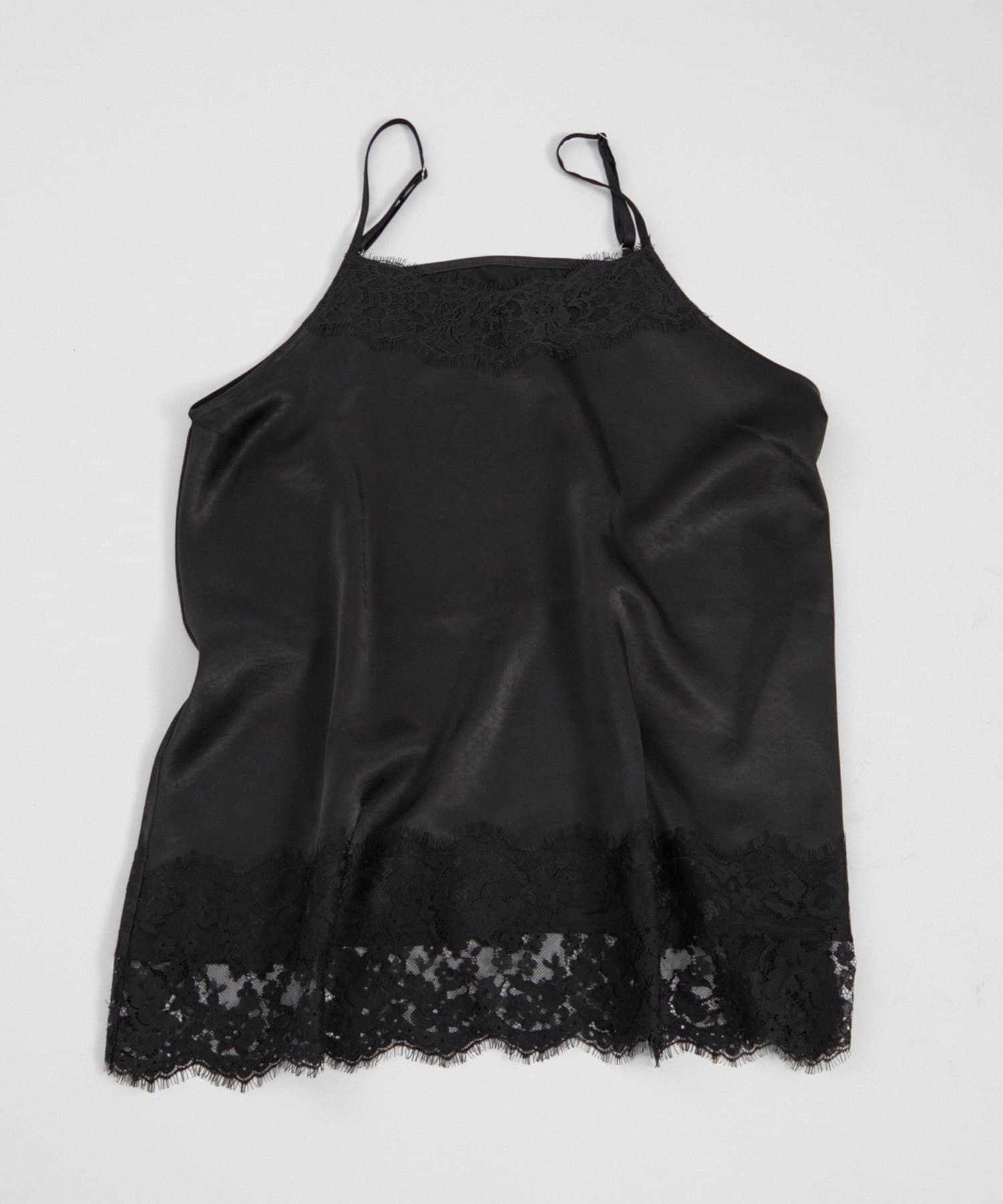 Remind me and forever(リマインドミーアンドフォーエバー) 【@kana__18sセレクト】サテンレースキャミチュニック