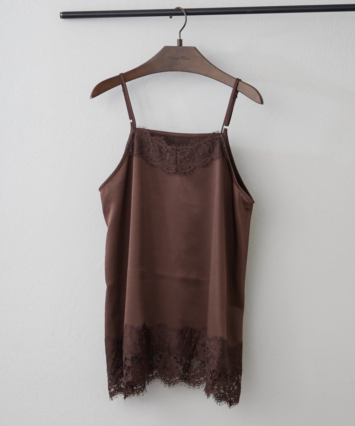 Remind me and forever(リマインドミーアンドフォーエバー) 【@kana__18sセレクト】サテンレースキャミチュニック