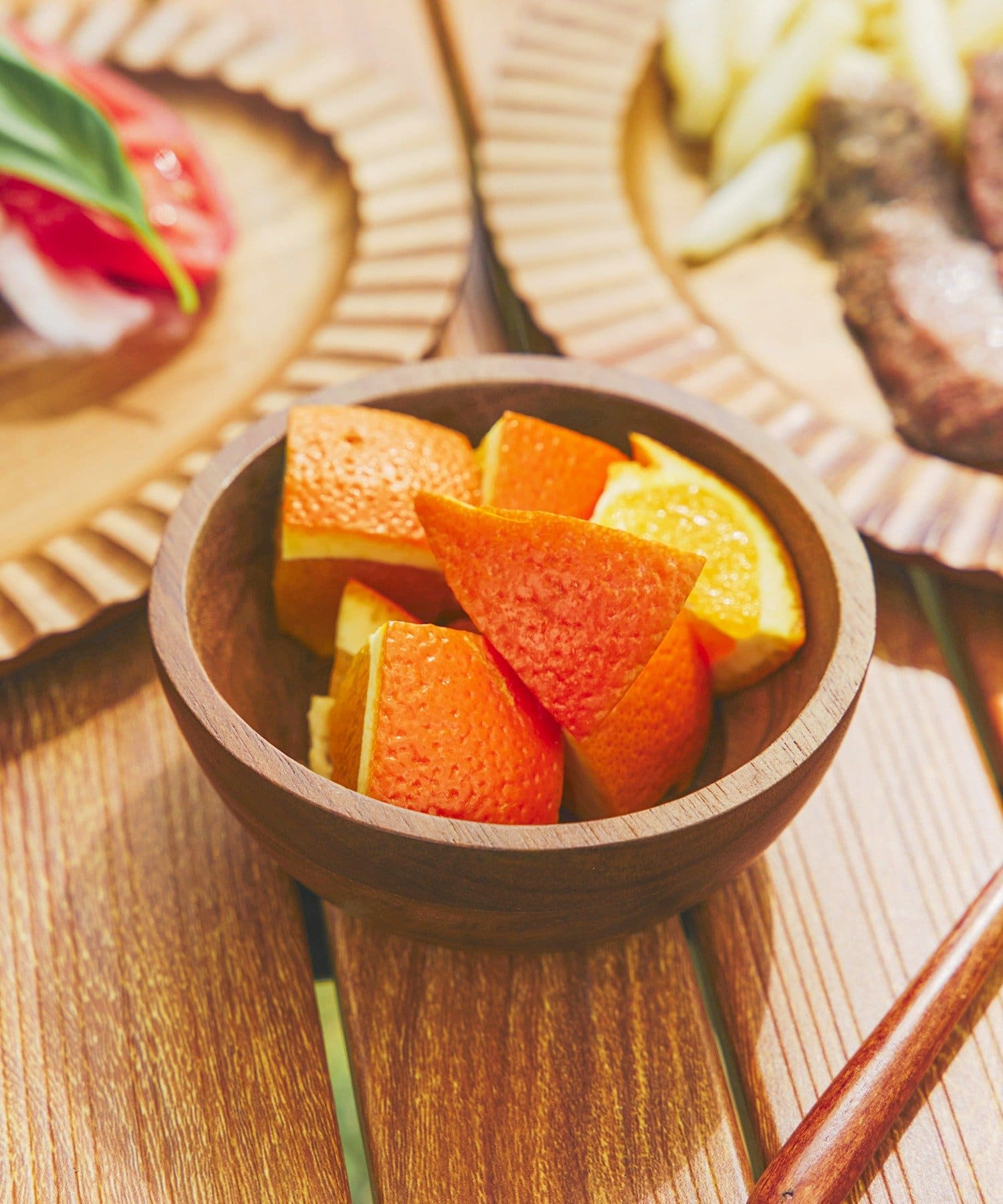 salut!(サリュ) アカシアボウル：11cm／アウトドア