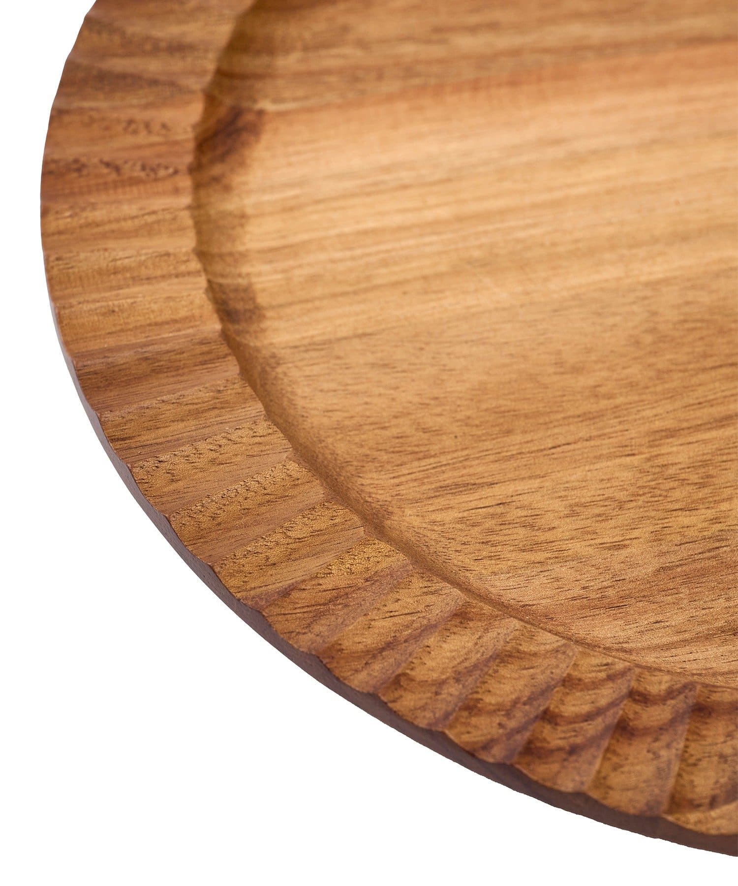 salut!(サリュ) アカシアラウンドリブプレート：24.5cm／アウトドア