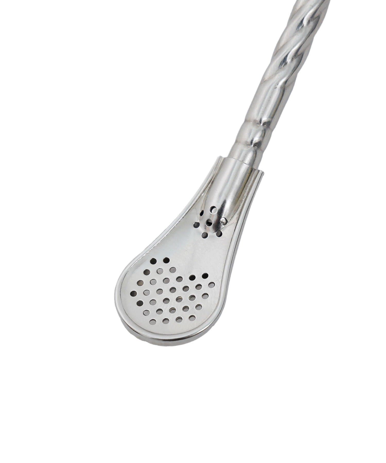 salut!(サリュ) 茶こし付きステンレスストロー3本セット／純喫茶