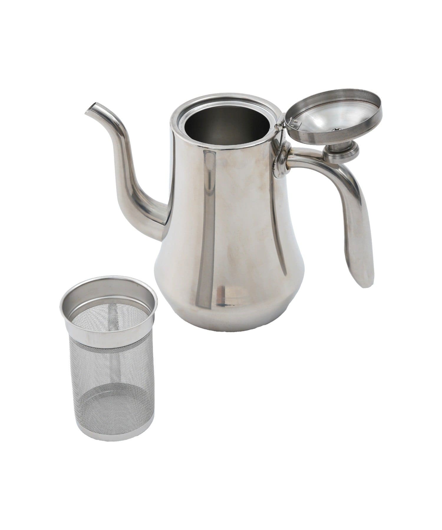 salut!(サリュ) 茶こし付きステンレスピッチャー：900ml／純喫茶