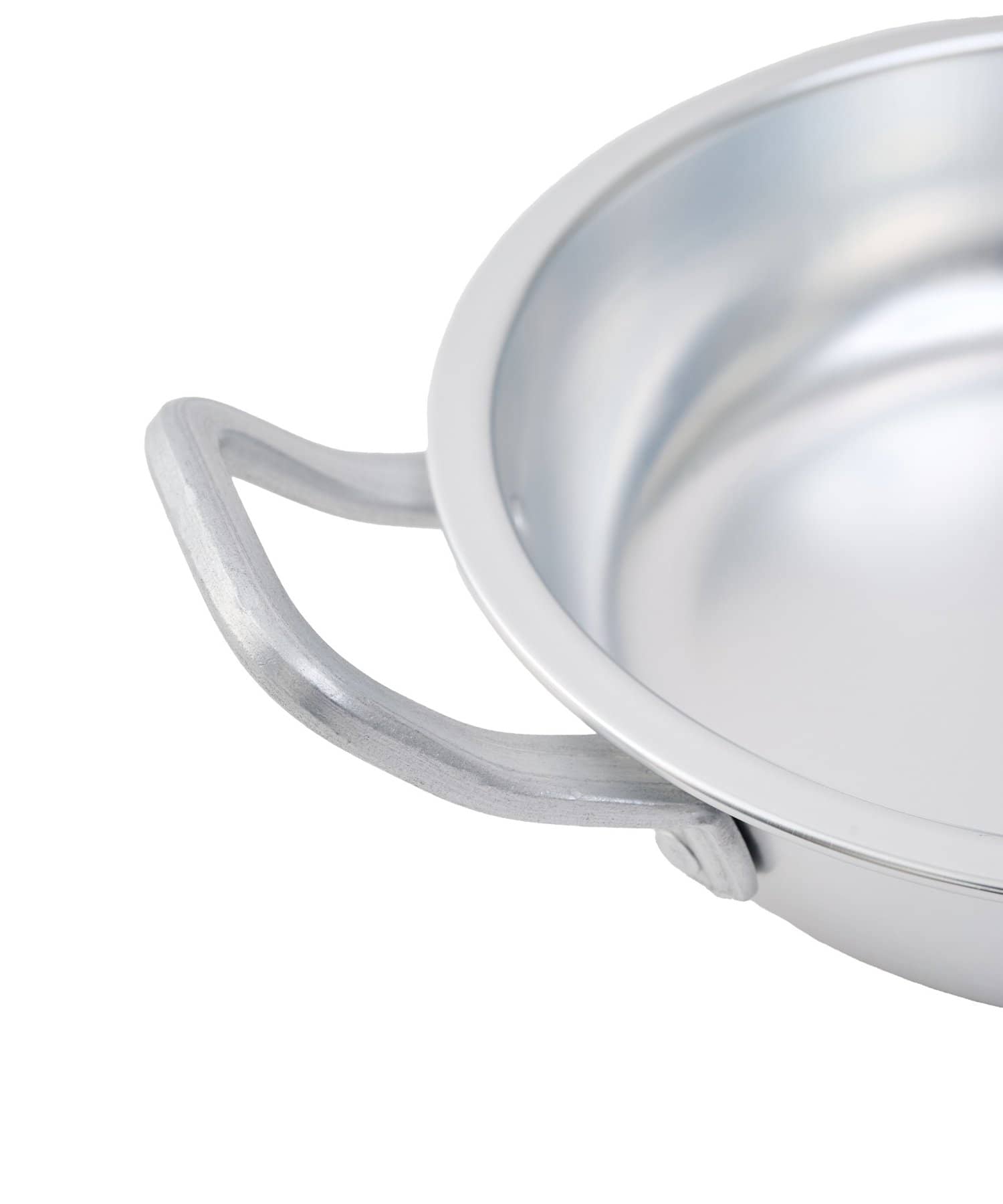 salut!(サリュ) 蓋つきアルミ両手鍋：20cm（400ml）／アウトドア