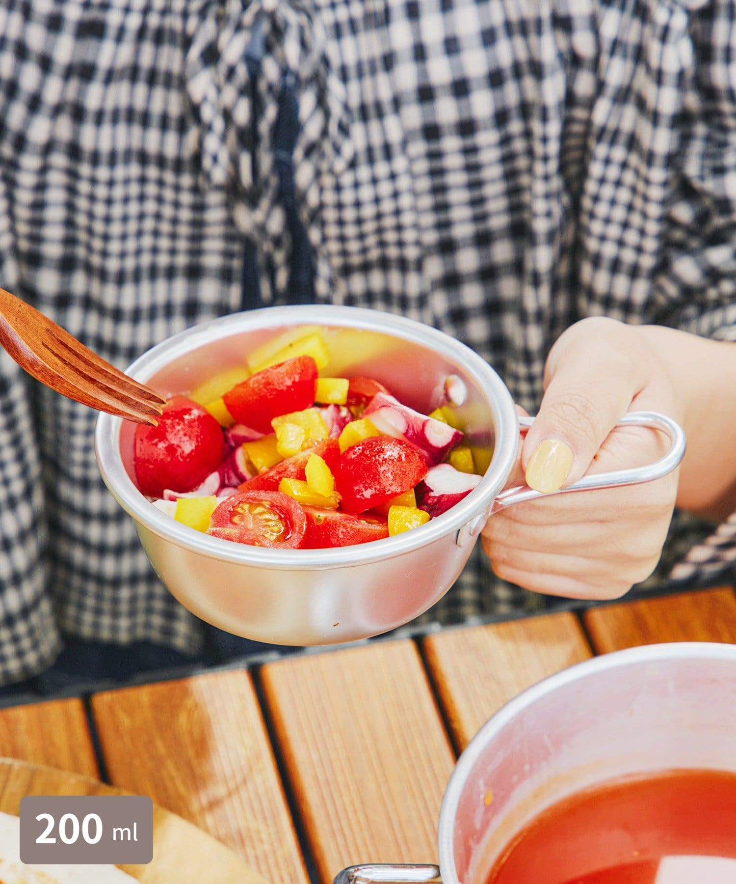 salut!(サリュ) アルミマッコリカップ：200ml／アウトドア