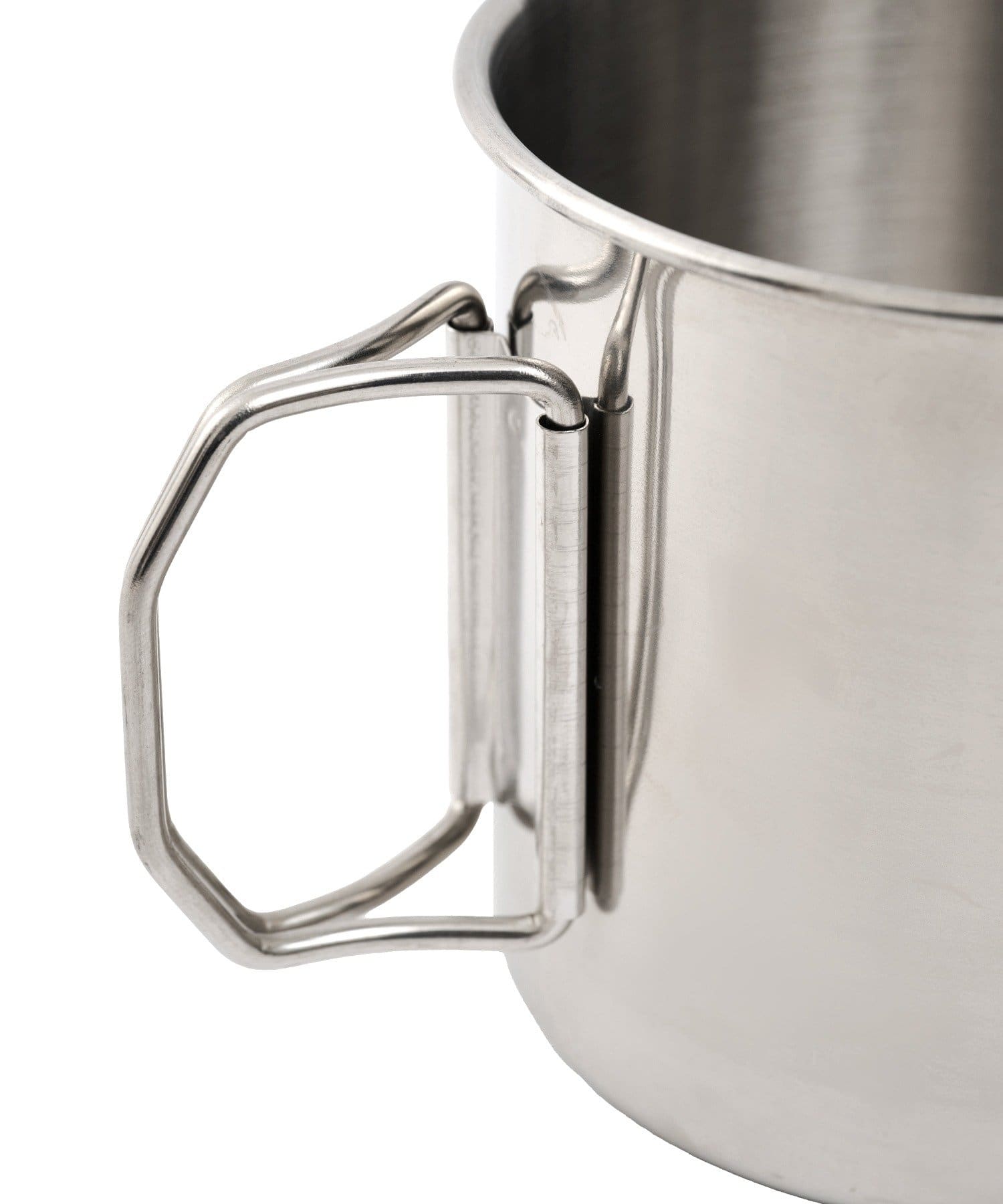 salut!(サリュ) 折りたたみハンドルステンレスマグ：350ml／アウトドア