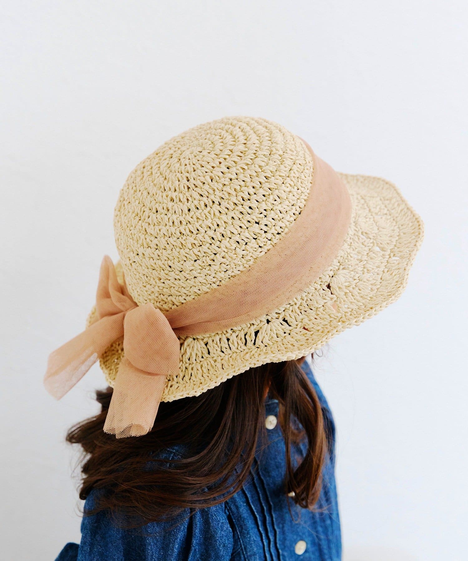 salut!(サリュ) チュールリボンペーパーハット