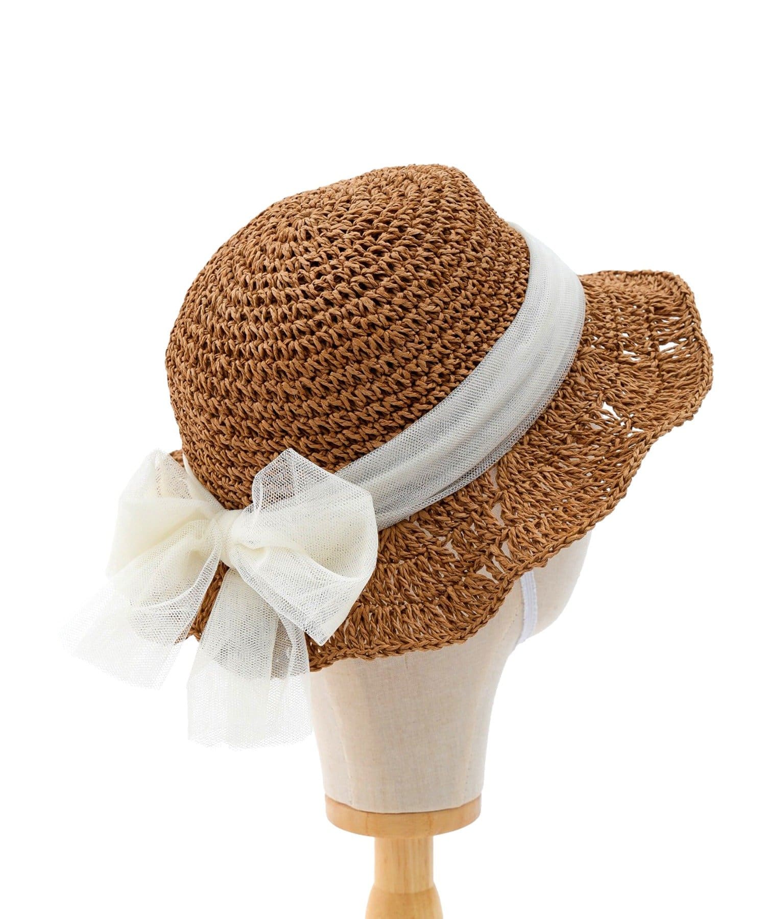 salut!(サリュ) チュールリボンペーパーハット