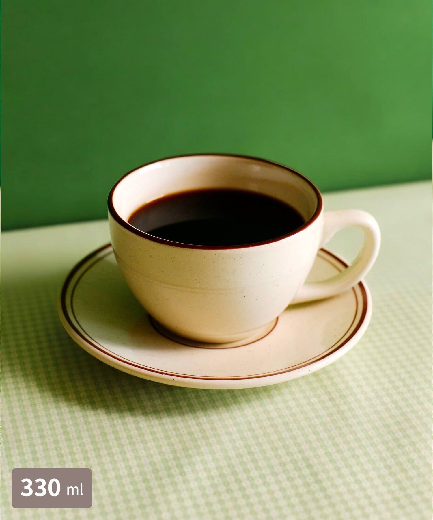 salut!(サリュ) ラインカップ&ソーサー：330ml／純喫茶