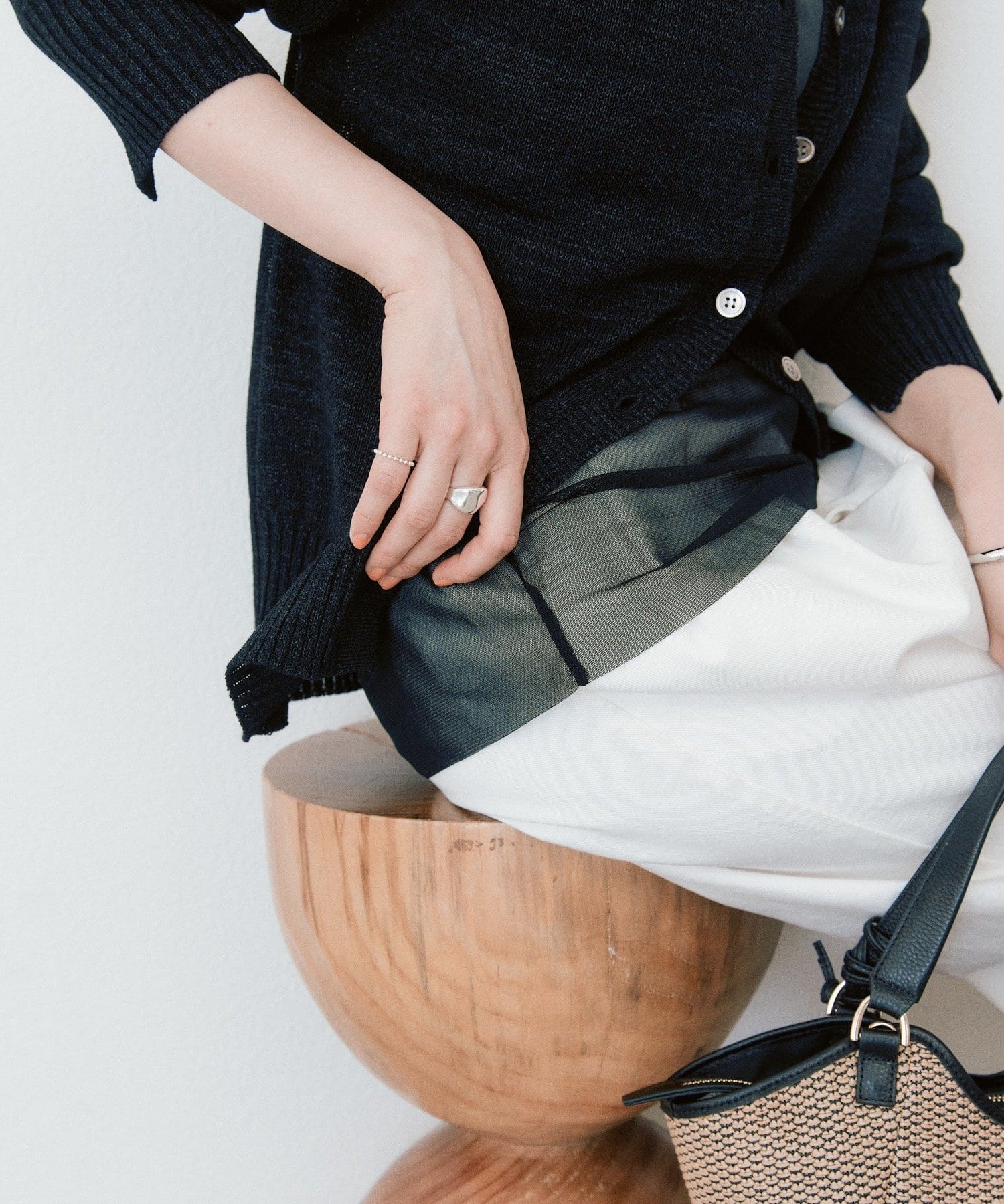 RIVE DROITE(リヴドロワ) 予約【軽やかな抜け感を演出】チュールキリカエタンクトップ