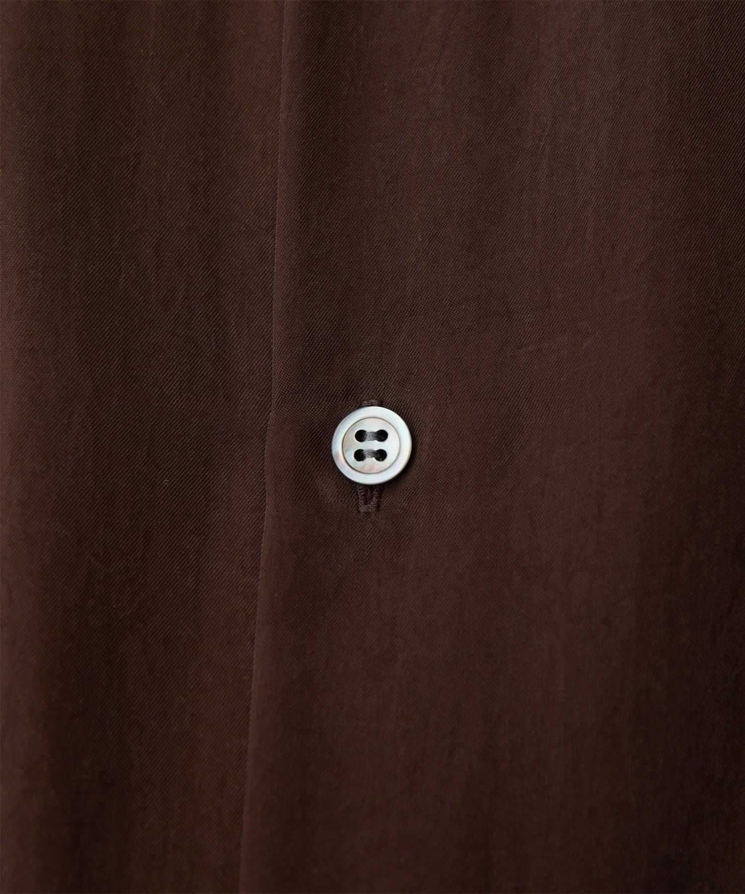 Whim Gazette(ウィム ガゼット) キュプラフィブリルシャツ