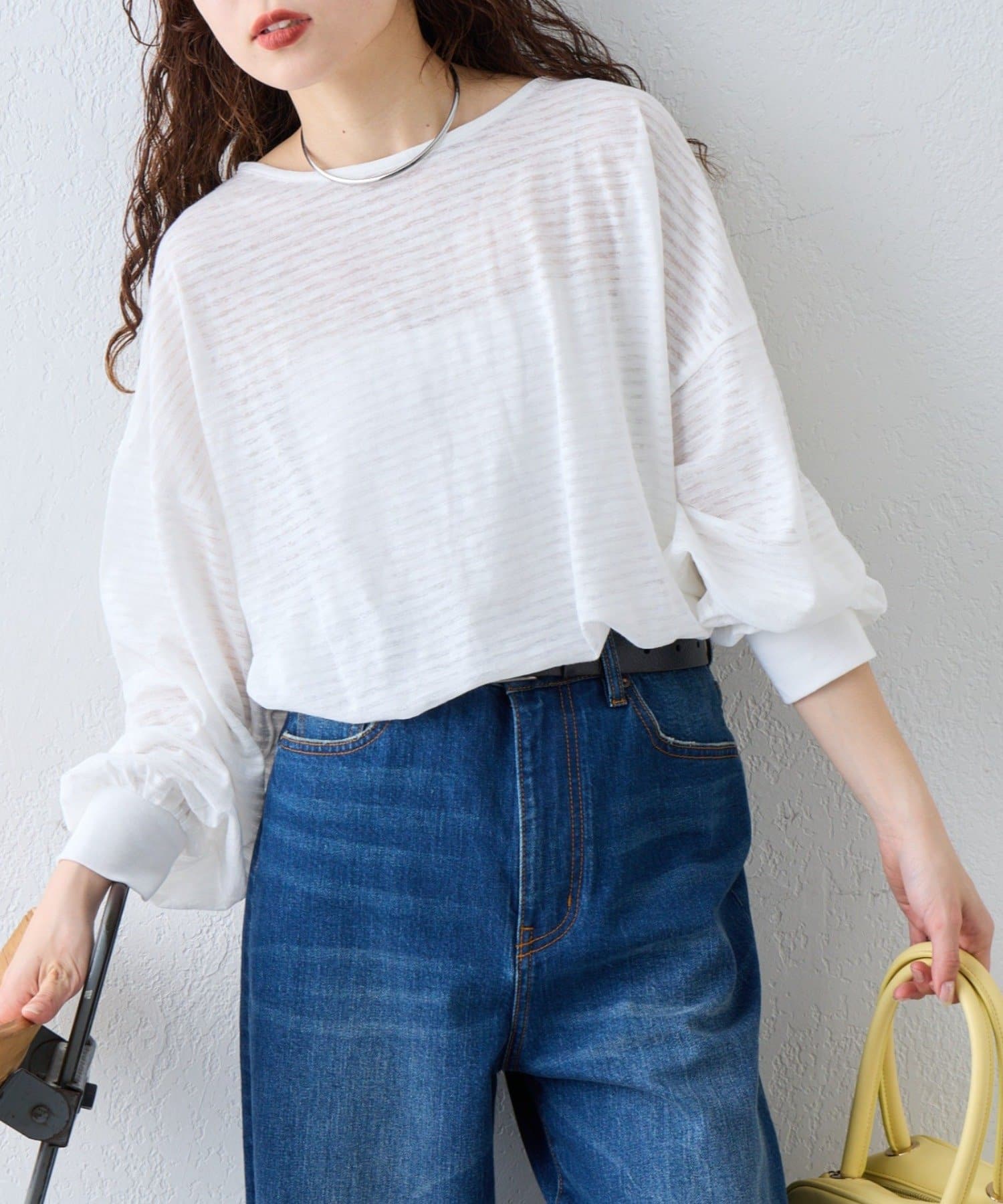 CIAOPANIC TYPY(チャオパニックティピー) シアーボーダーロンTee