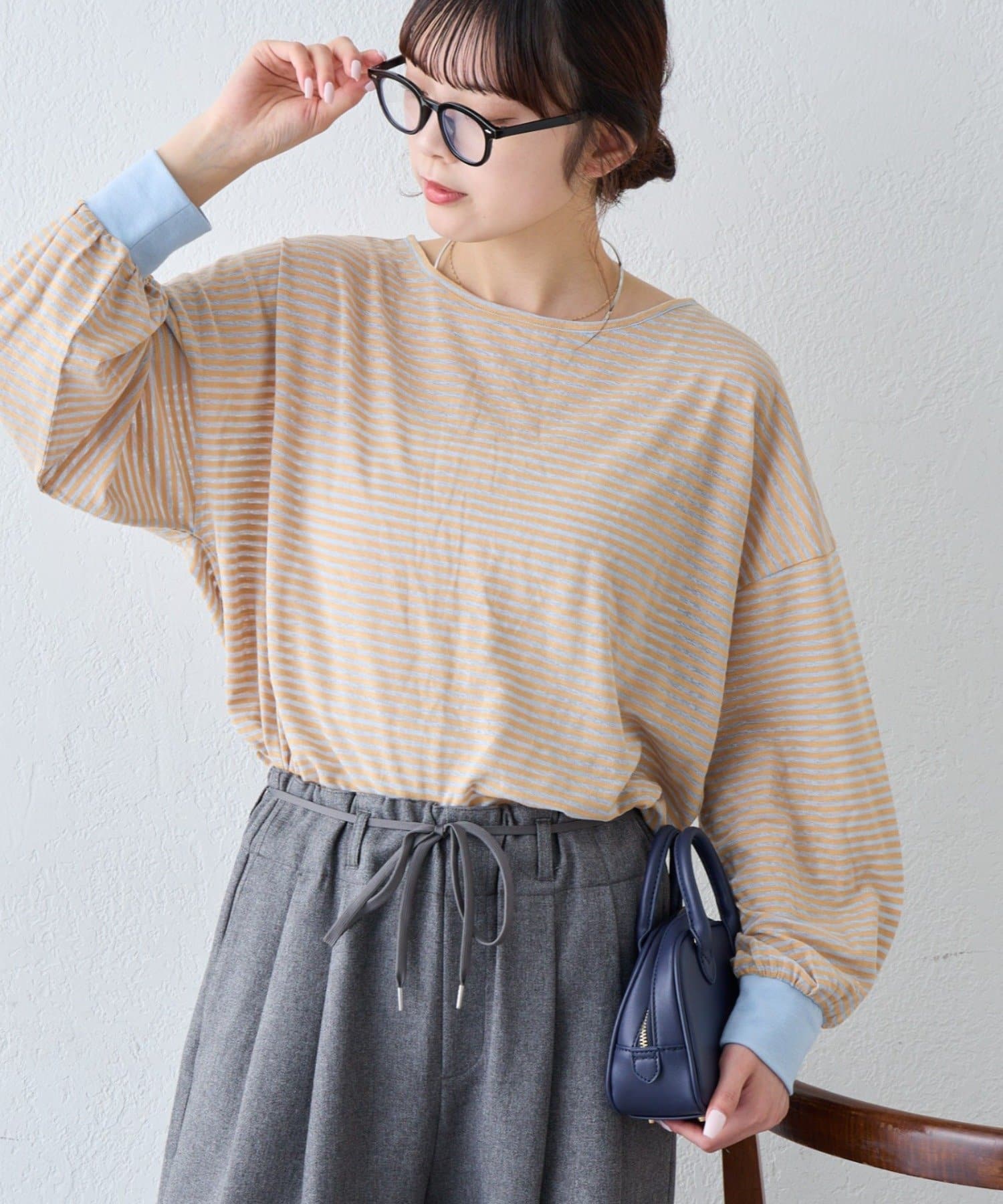 CIAOPANIC TYPY(チャオパニックティピー) シアーボーダーロンTee