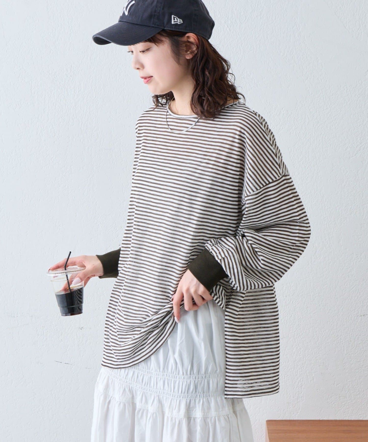 CIAOPANIC TYPY(チャオパニックティピー) シアーボーダーロンTee