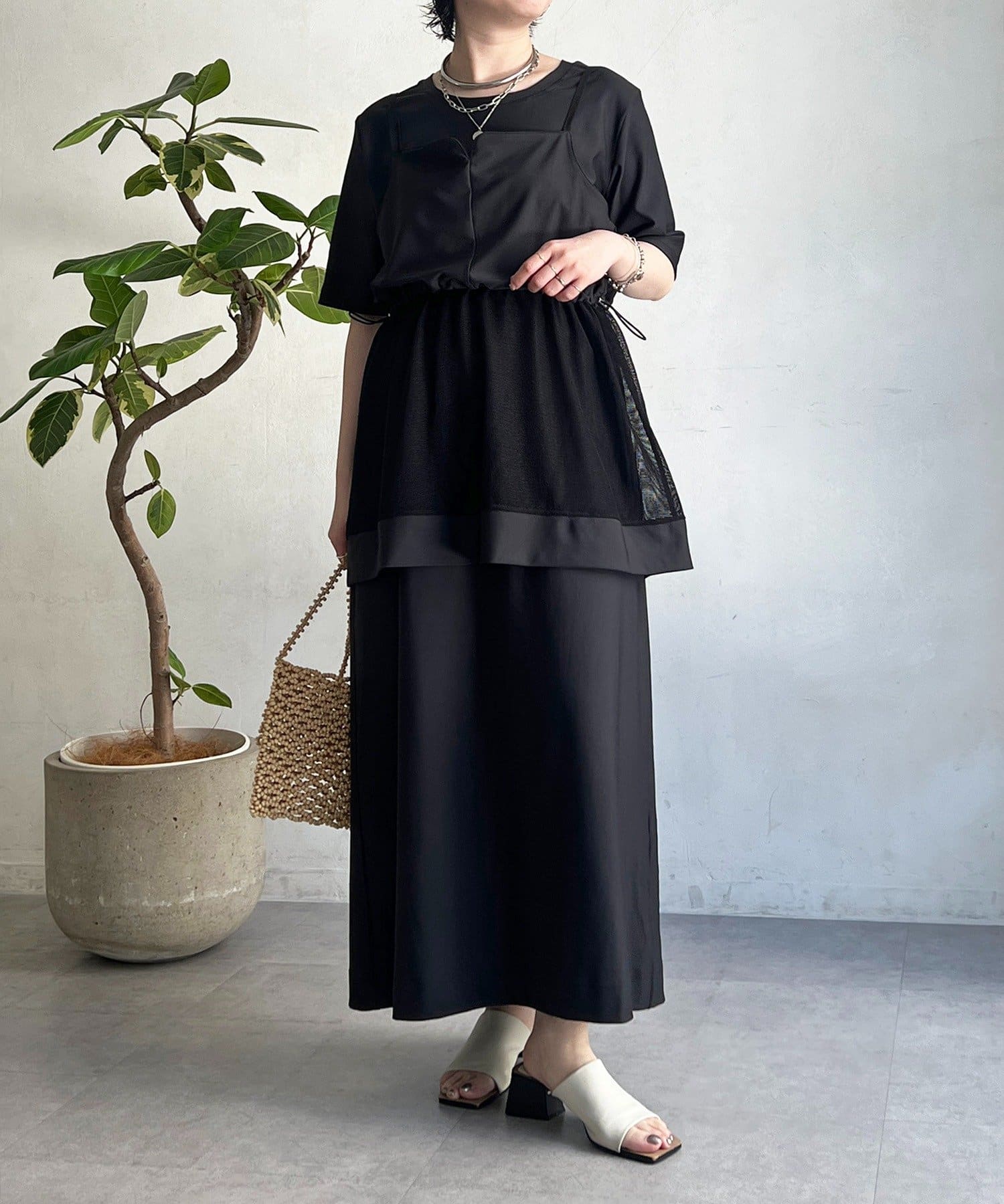 un dix cors(アンディコール) セットアップワンピース