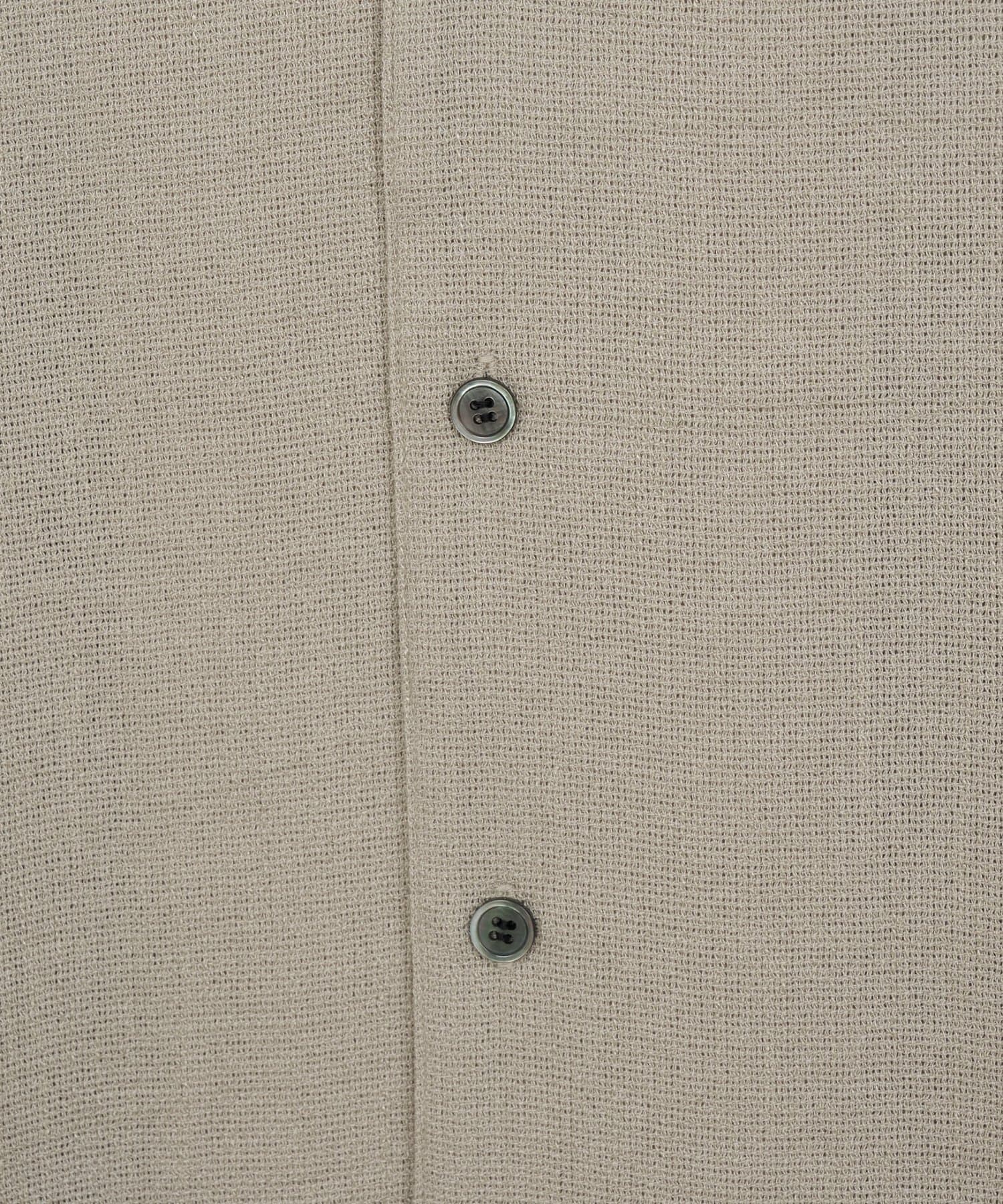 DISCOAT(ディスコート) 【Enlude】ドビー開襟オーバーシャツ《ユニセックス》