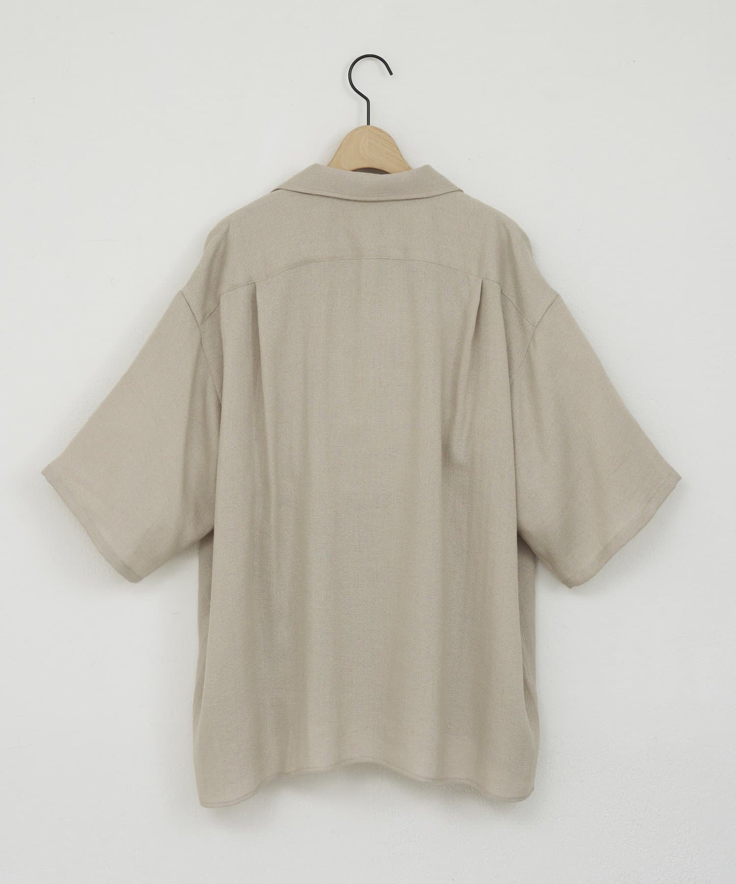 DISCOAT(ディスコート) 【Enlude】ドビー開襟オーバーシャツ《ユニセックス》