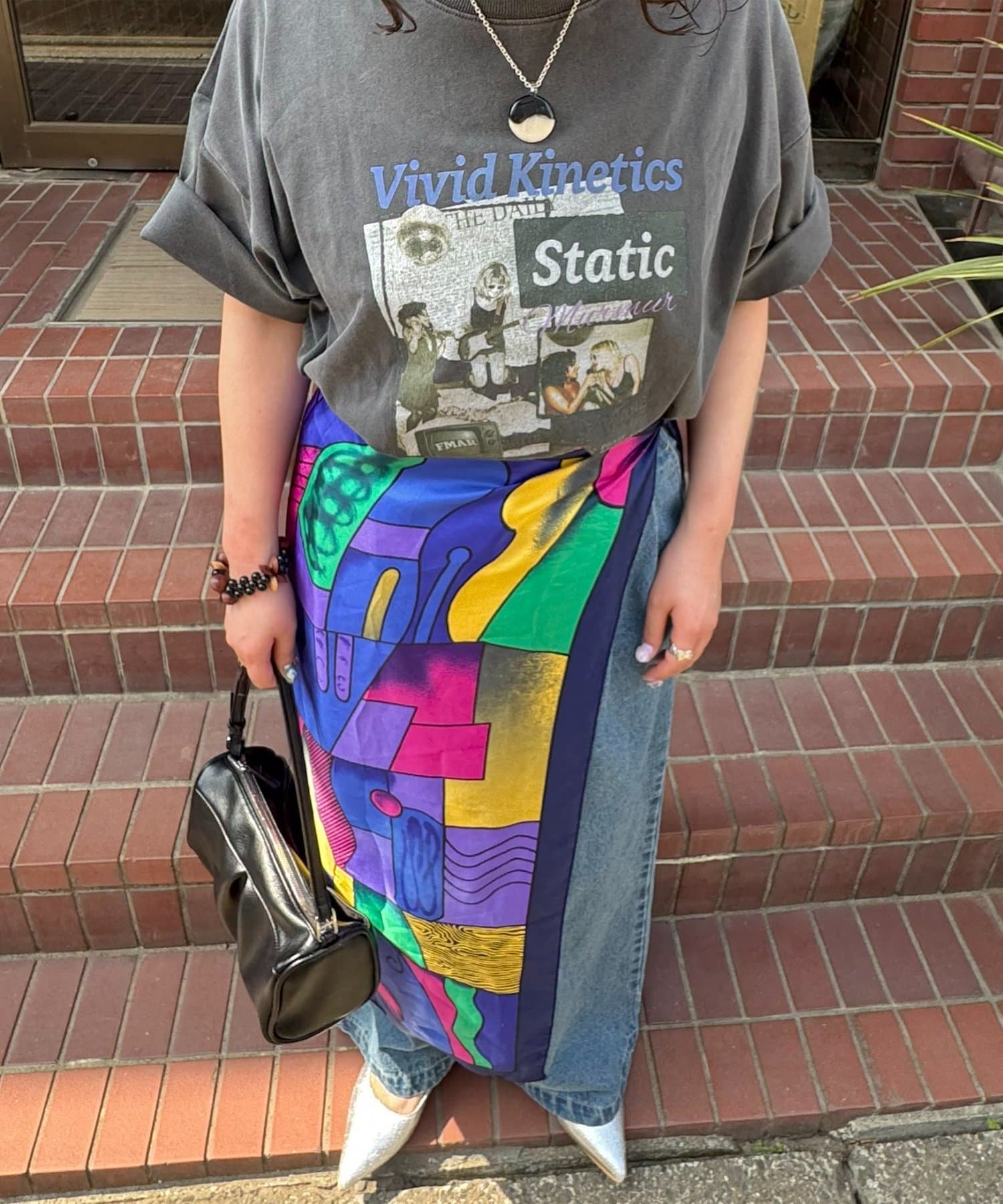 DISCOAT(ディスコート) 【＠fururi_______企画】フルリバンドTシャツ《パルクロ限定》