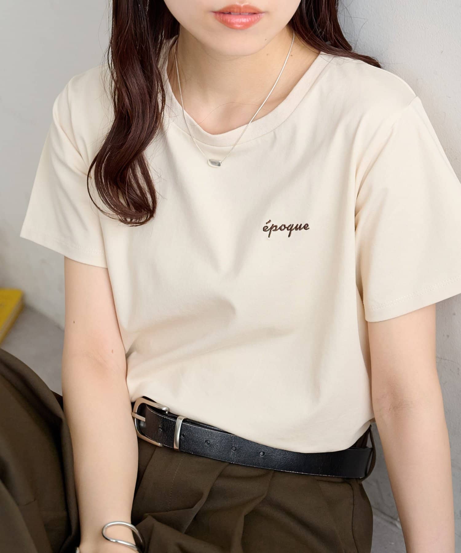 DISCOAT(ディスコート) 【＠317.mychn企画/パルクロ限定】ワンポイント刺繍Tシャツ