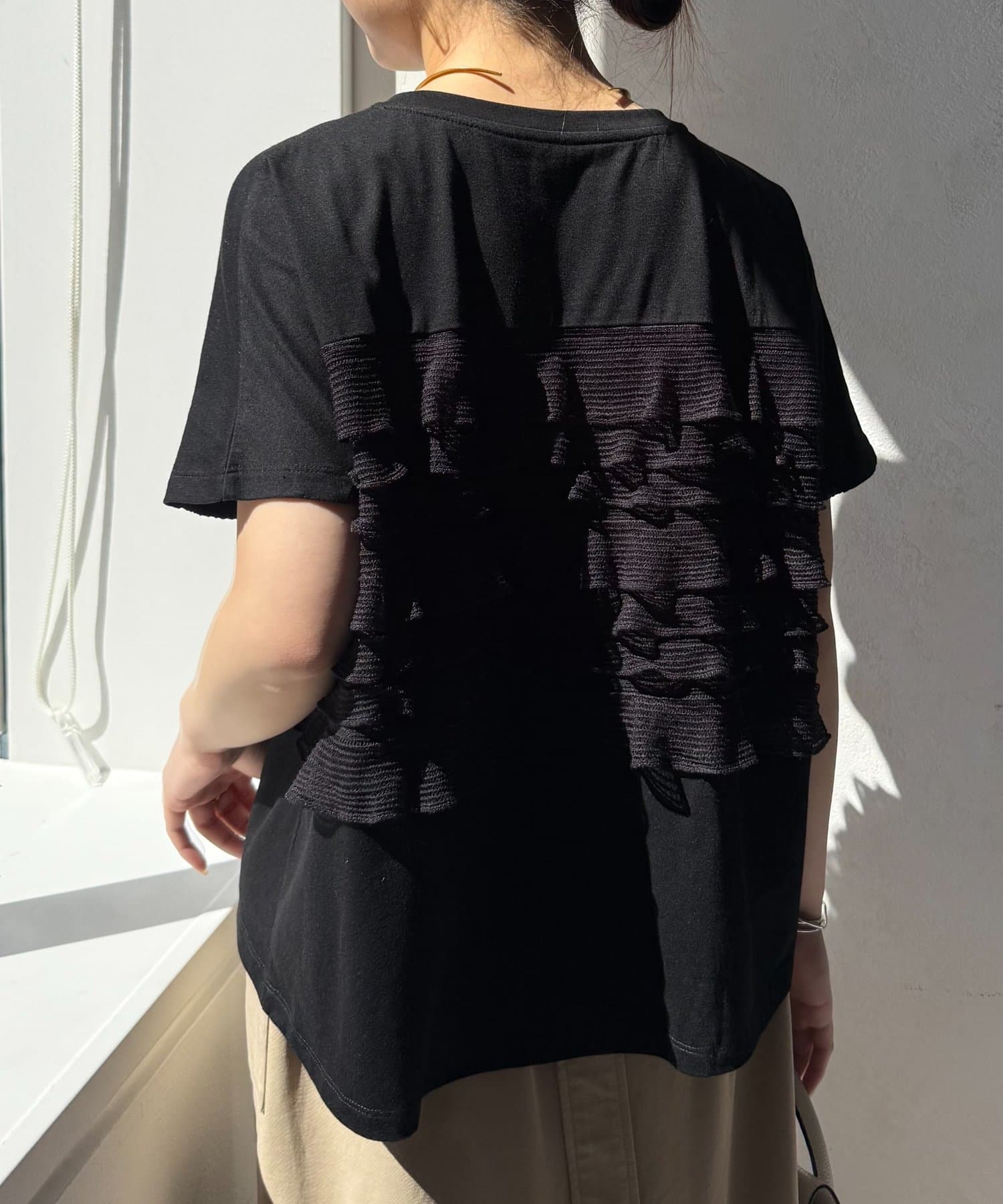 Jena　espace merveilleux(ジェナ　エスパスメルヴェイユ) シアーフリルカットソー