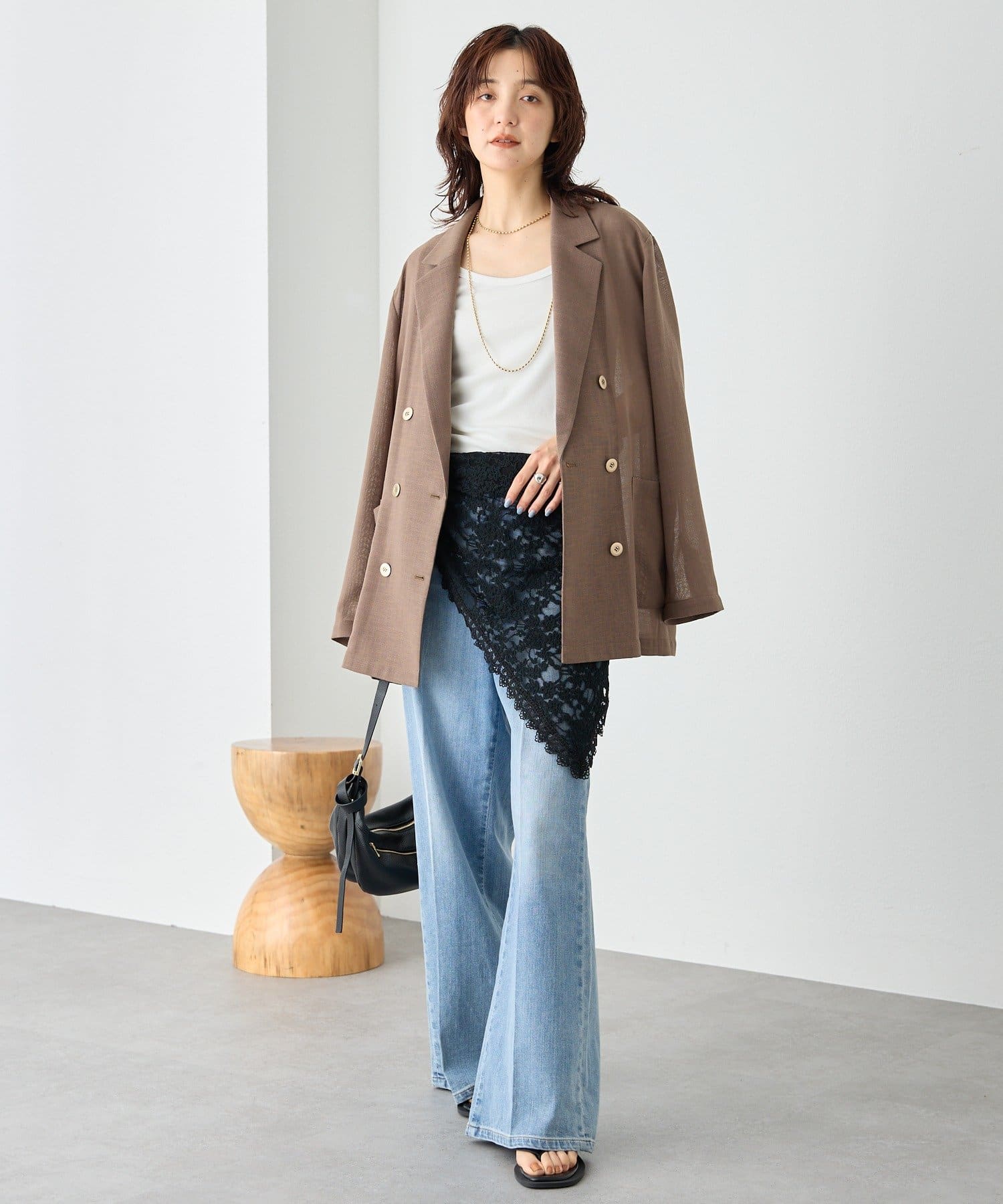 RIVE DROITE(リヴドロワ) 予約【トレンド感抜群！】レースサンカクストール