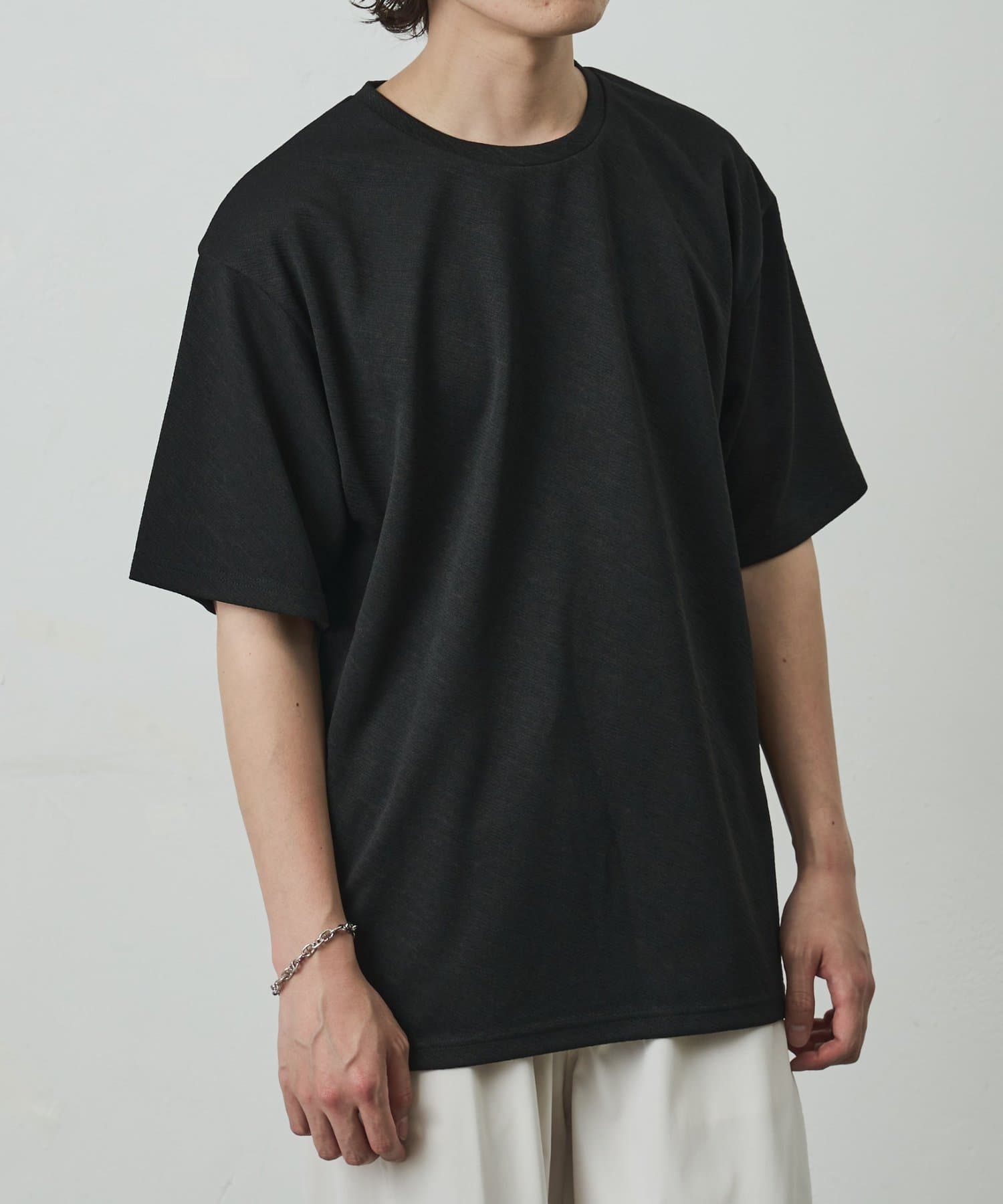 COLONY 2139(コロニー トゥーワンスリーナイン) ナナメジャガード半袖Tシャツ