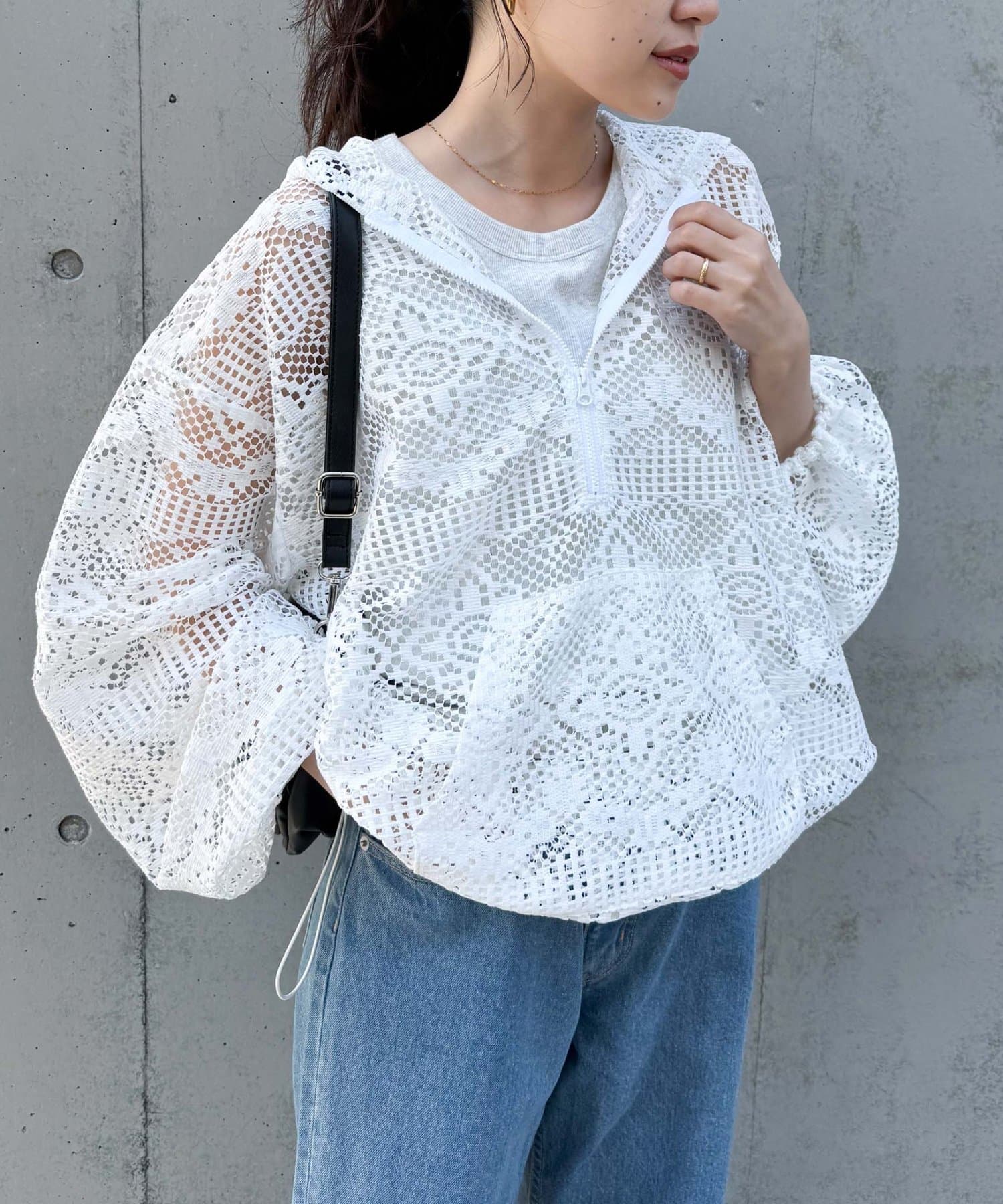 CIAOPANIC TYPY(チャオパニックティピー) レースフードアノラック