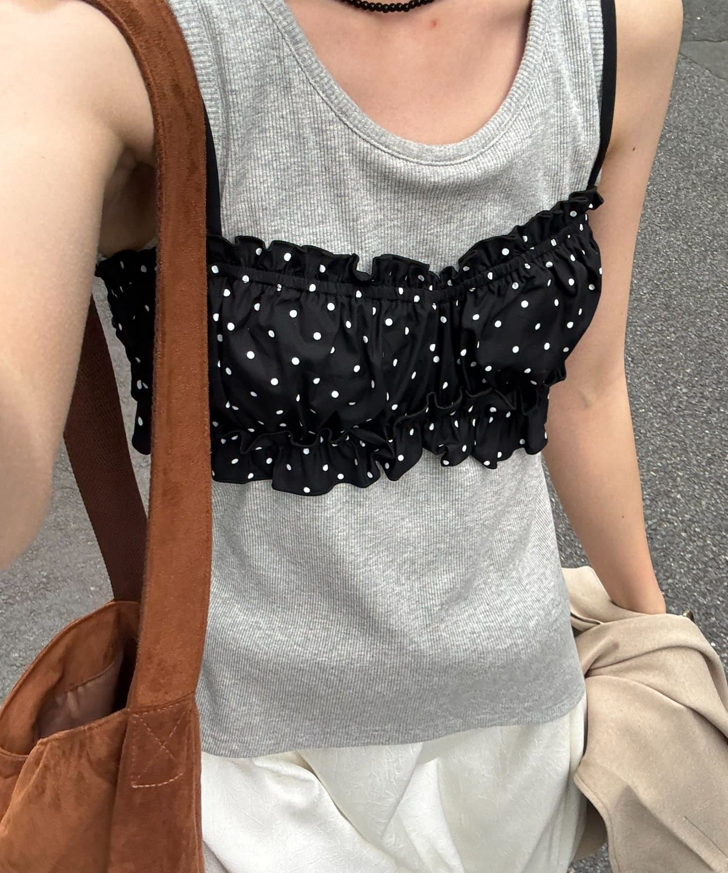 DISCOAT(ディスコート) 4/24(金)20:00~【umm.】ポルカドットキャミ