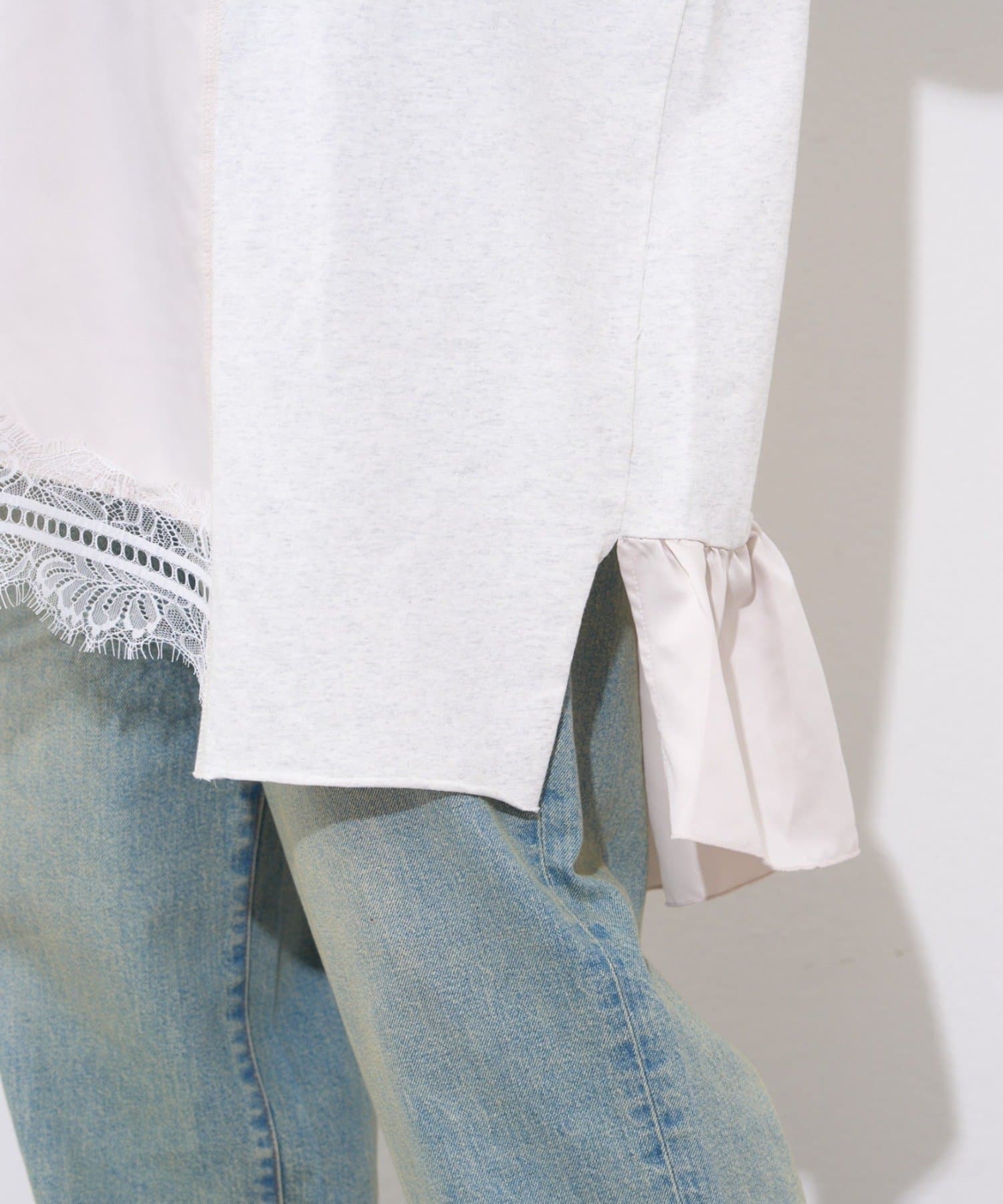 CIAOPANIC TYPY(チャオパニックティピー) 【etsinta】サテンキャミリメイクチュニックtee